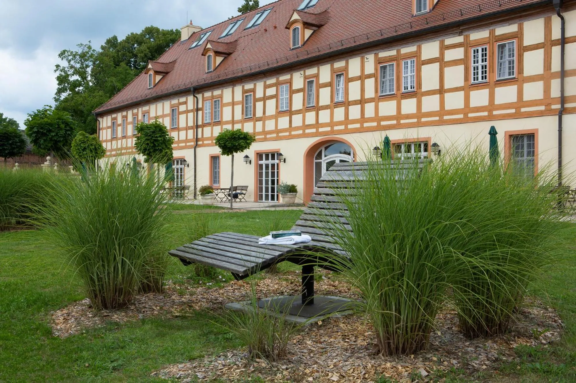 Garden in Urlaubsresidenz Marstall und Kanzlei im Schlossensemble