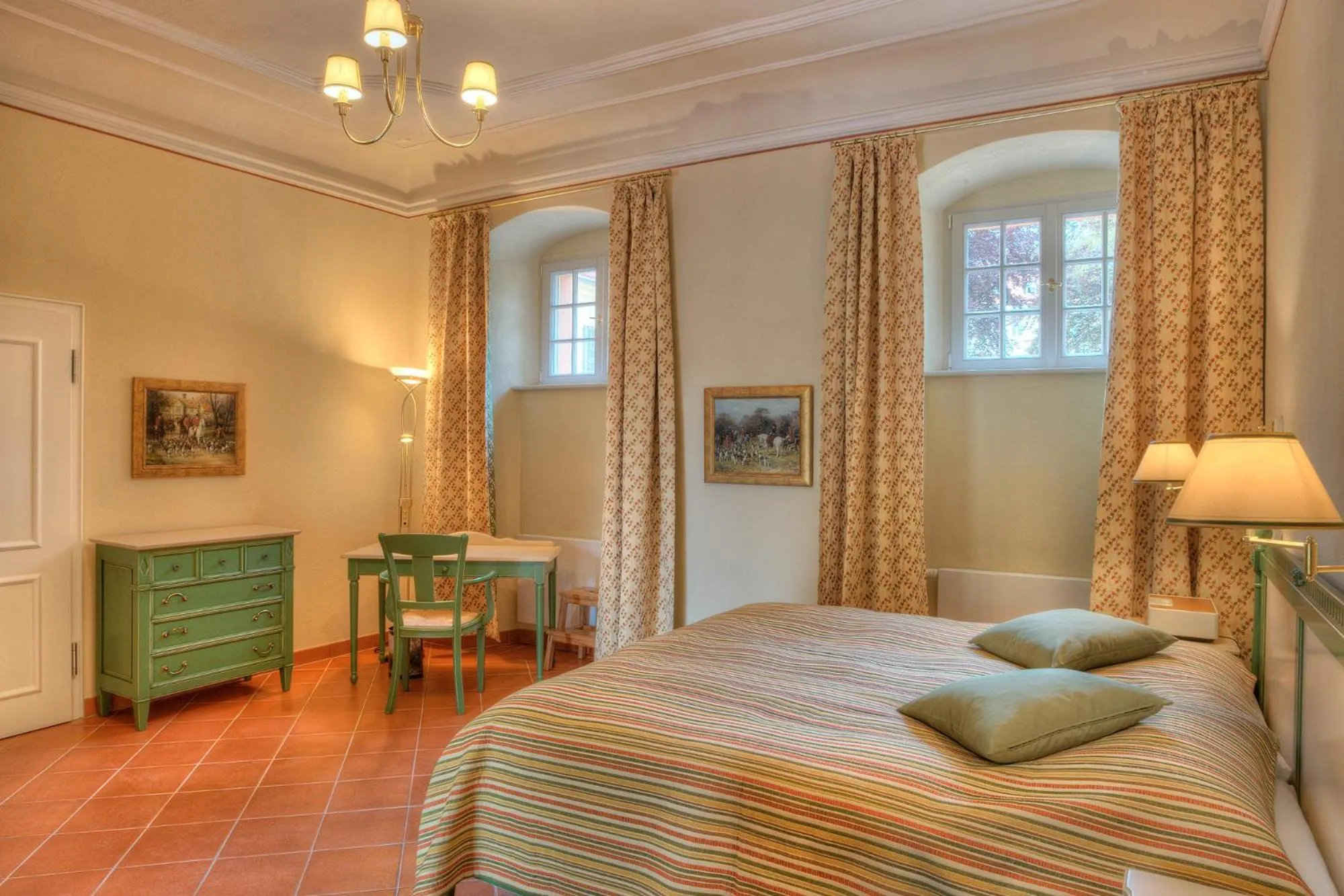 Bedroom, Bed in Urlaubsresidenz Marstall und Kanzlei im Schlossensemble