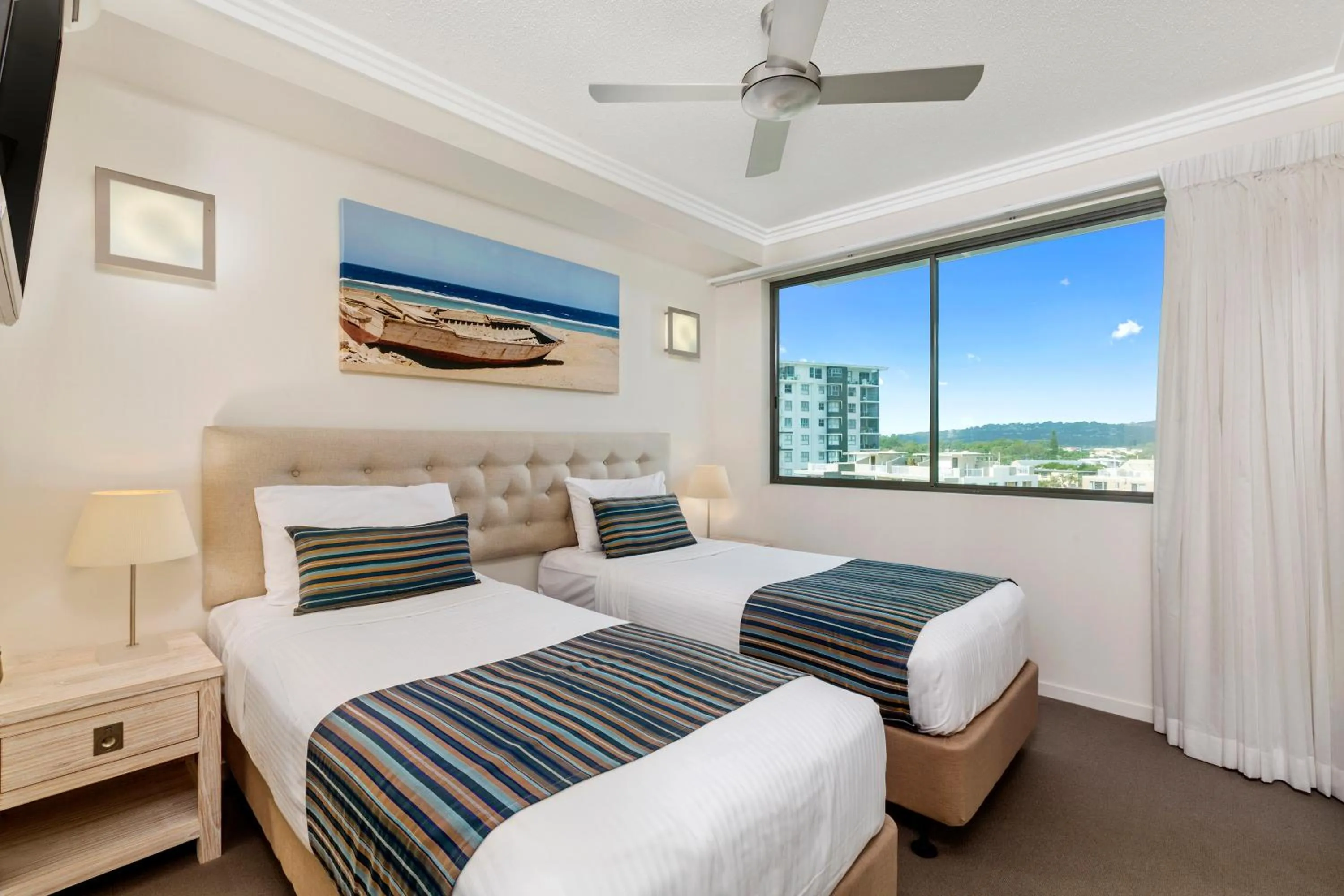 Decorative detail, Bed in Beach on Sixth