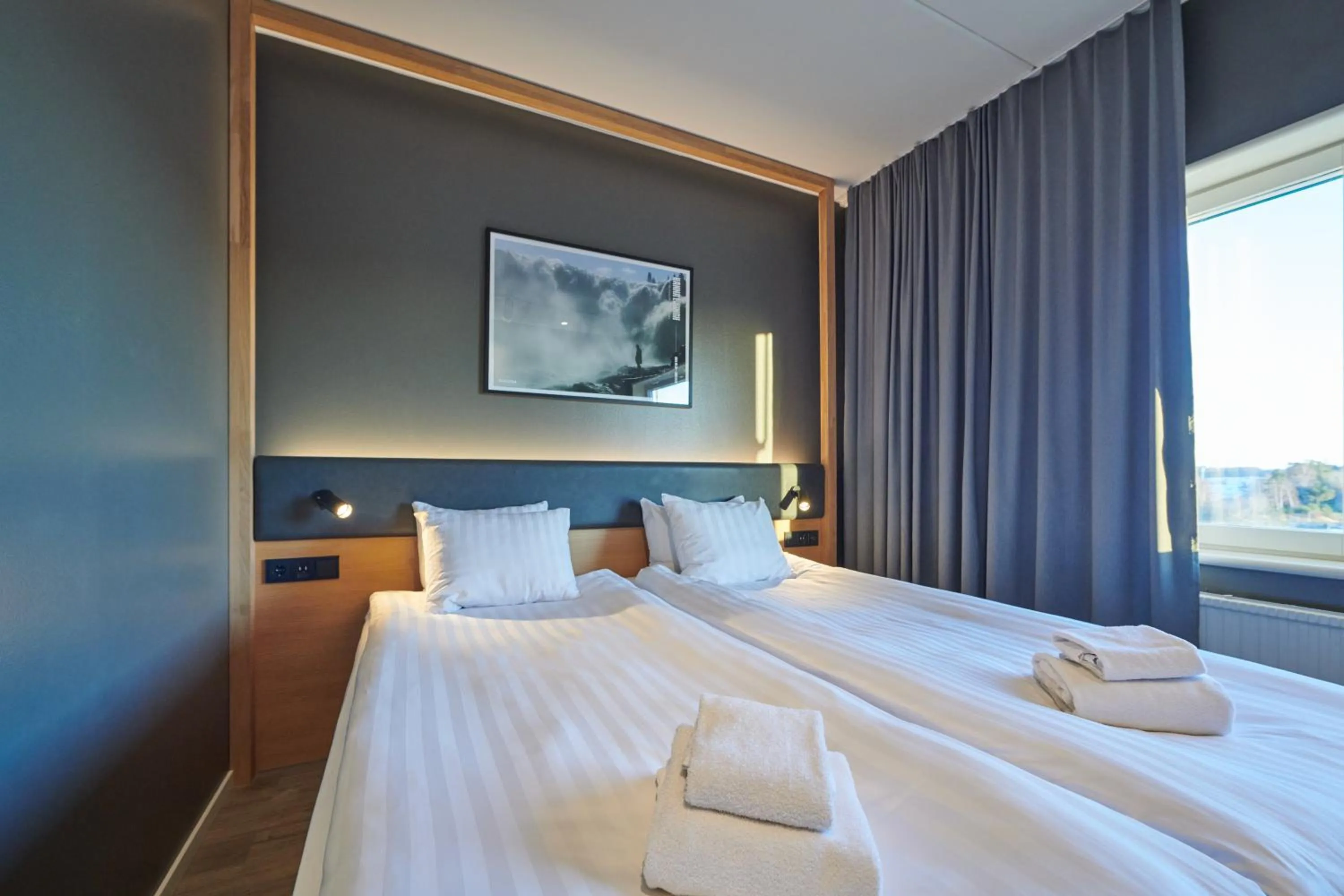 Bedroom, Bed in First Hotel Stockholm North