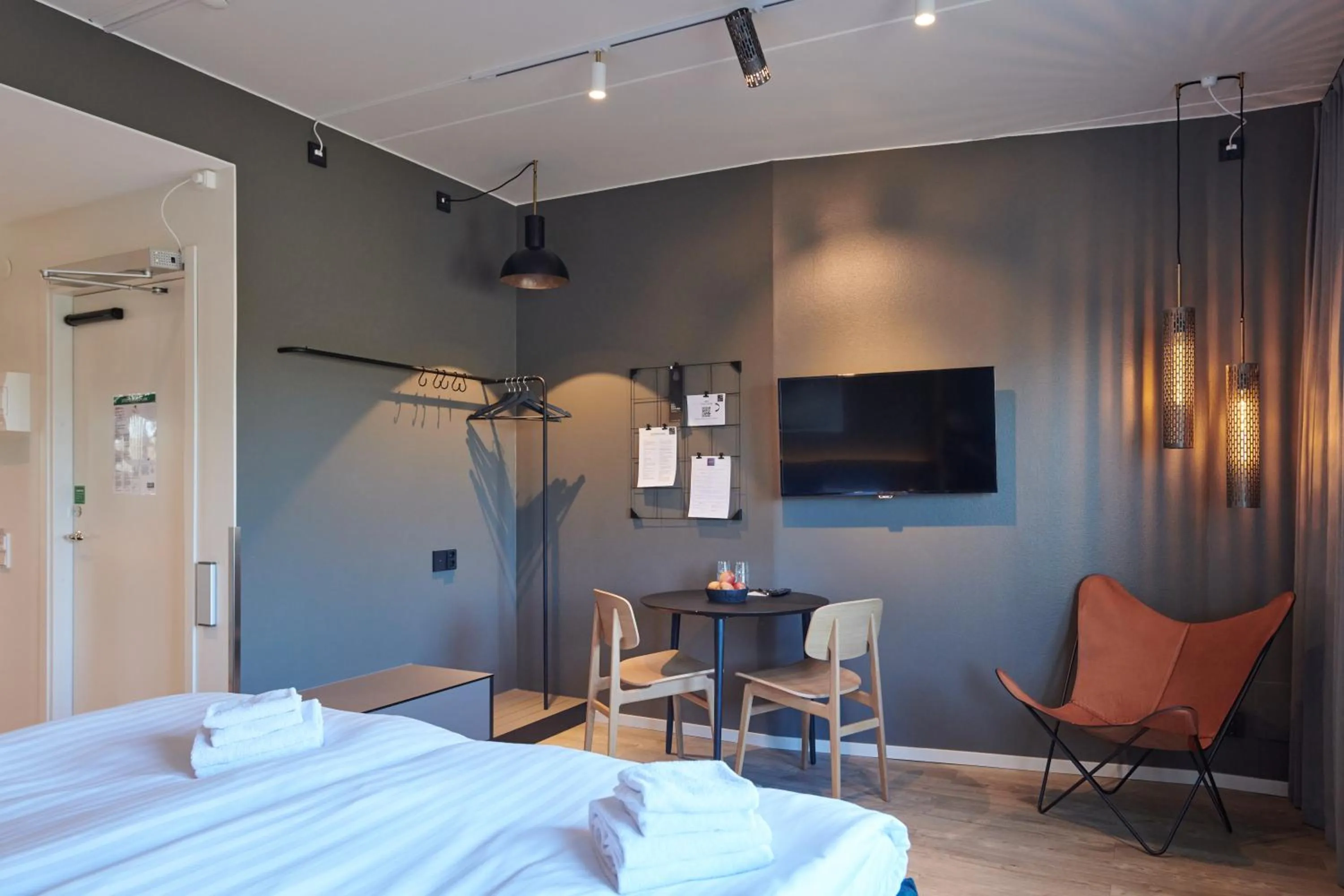 Photo of the whole room, Bed in First Hotel Stockholm North