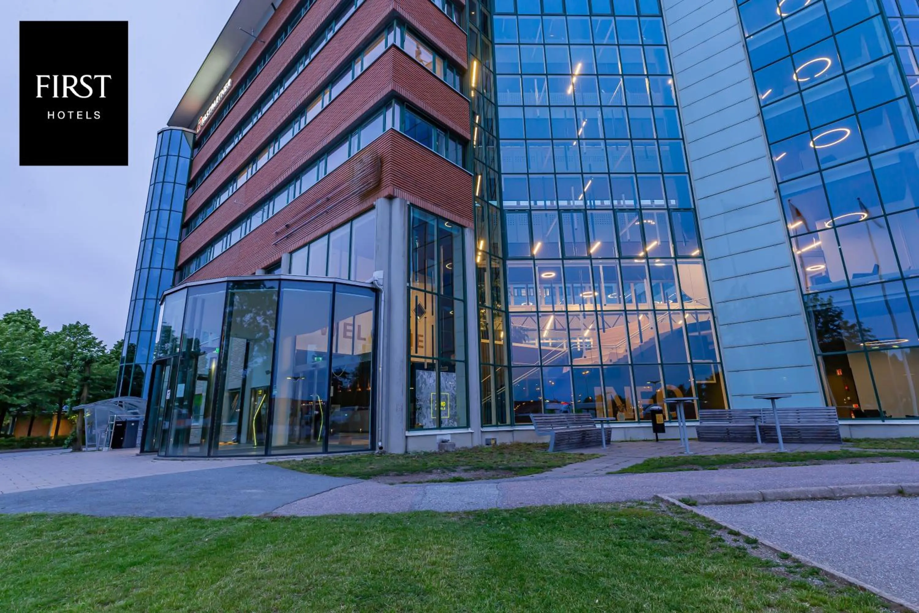 Property building in First Hotel Stockholm North