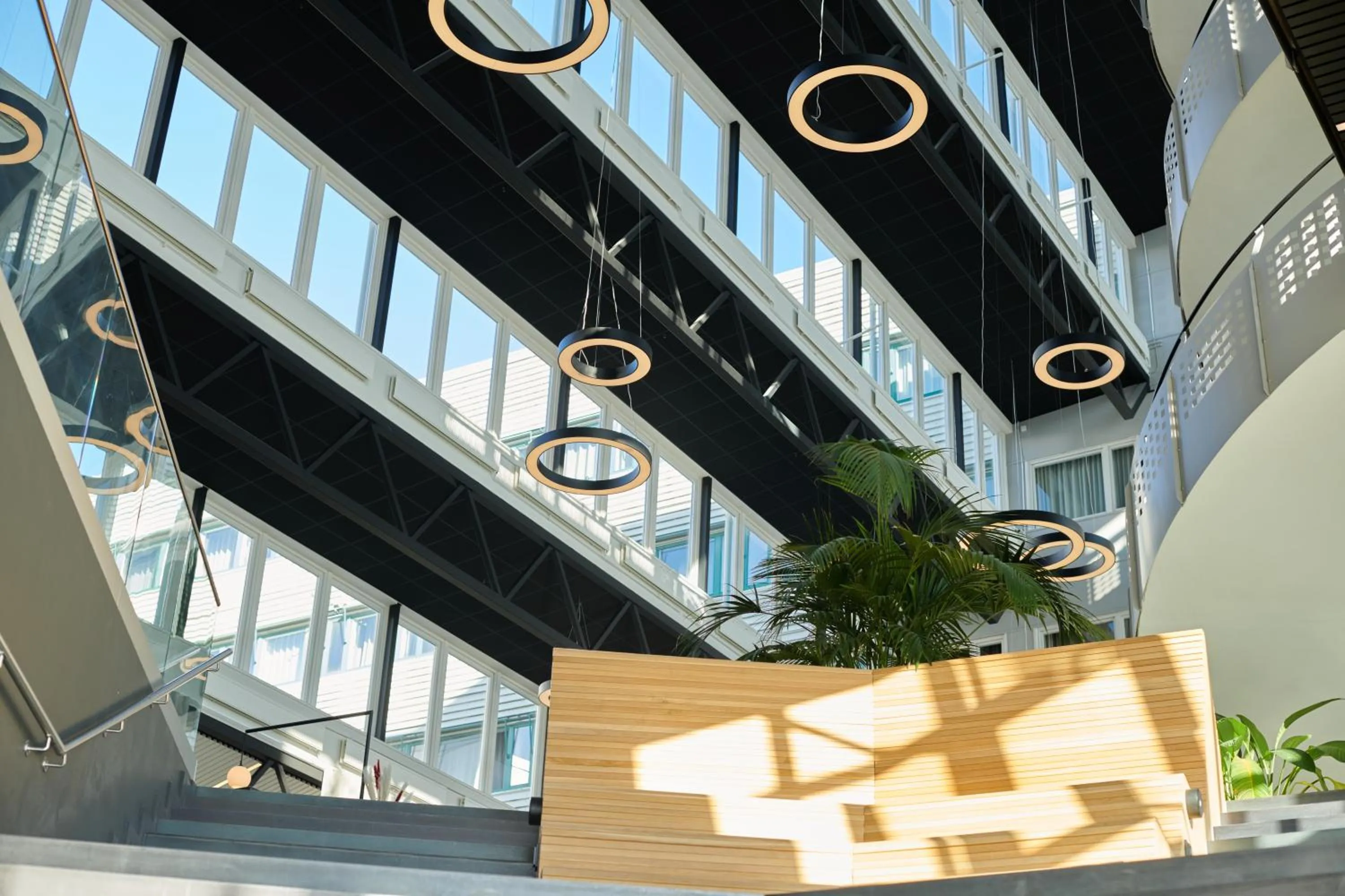 Lobby or reception in First Hotel Stockholm North