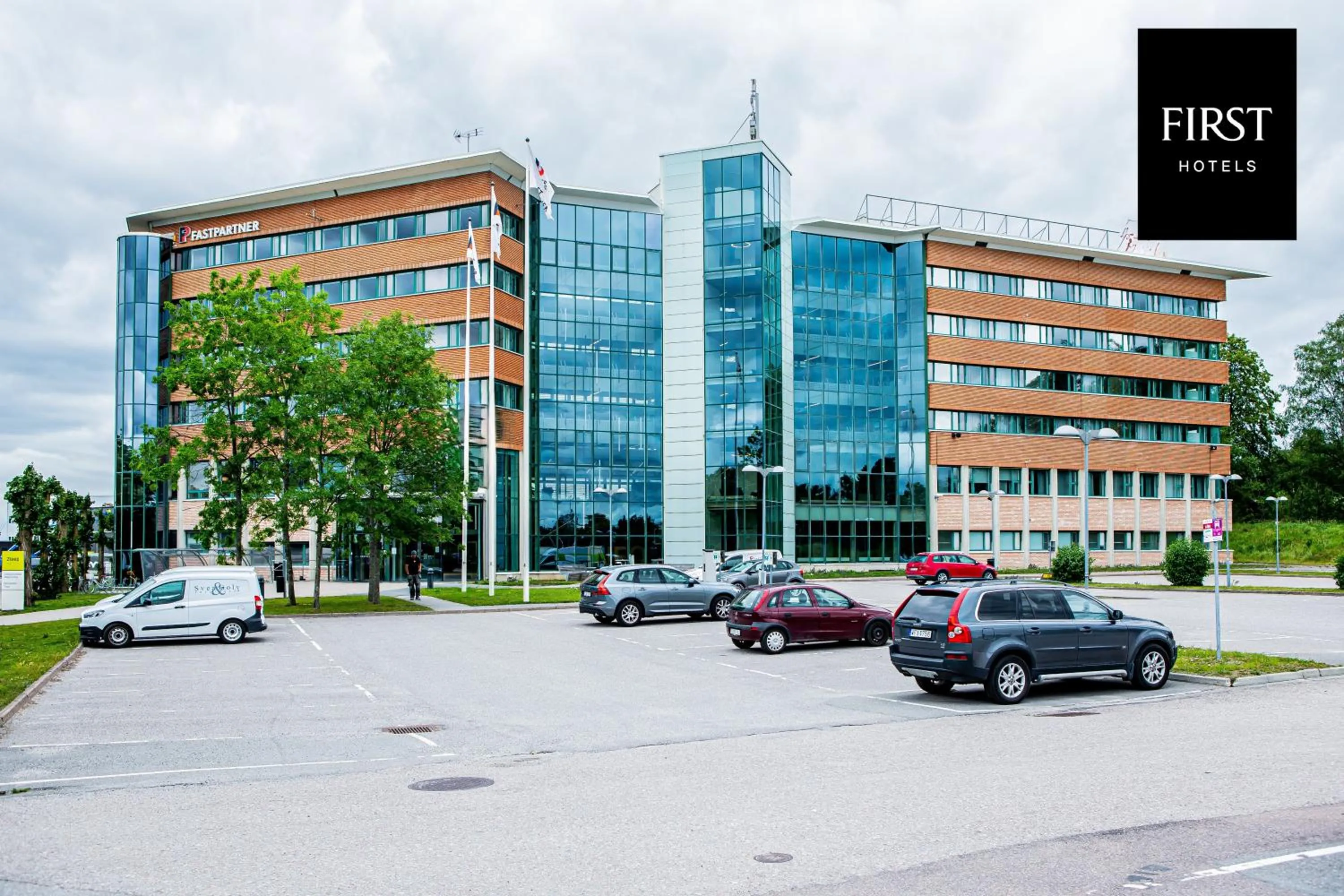Facade/entrance in First Hotel Stockholm North