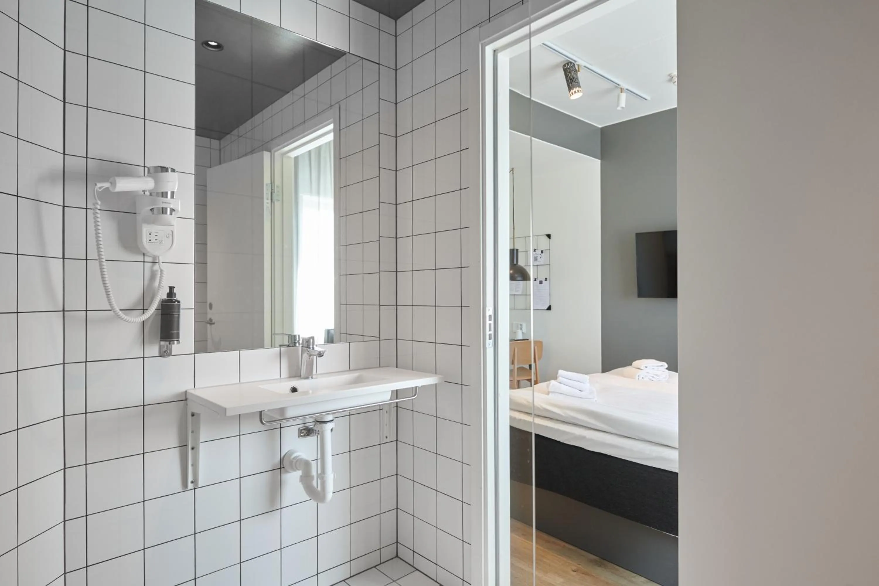 Bathroom in First Hotel Stockholm North