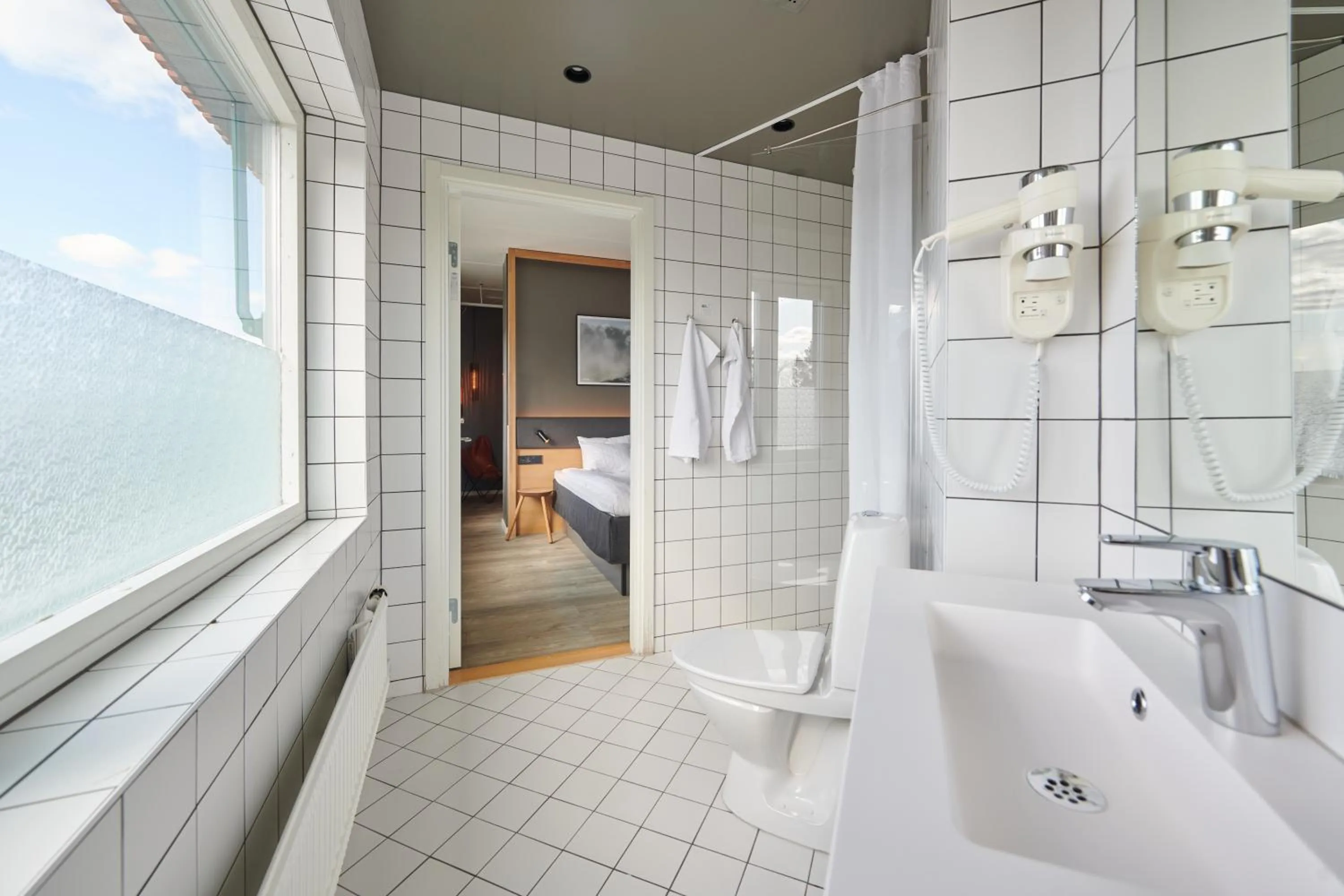 Bathroom in First Hotel Stockholm North