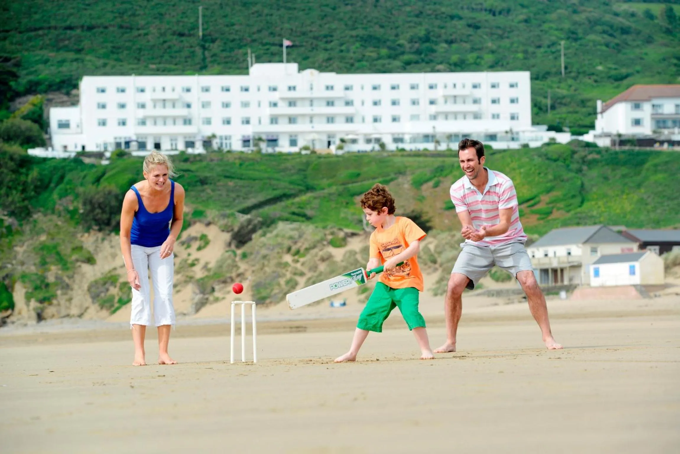 People in Saunton Sands Hotel Source Spa and Wellness