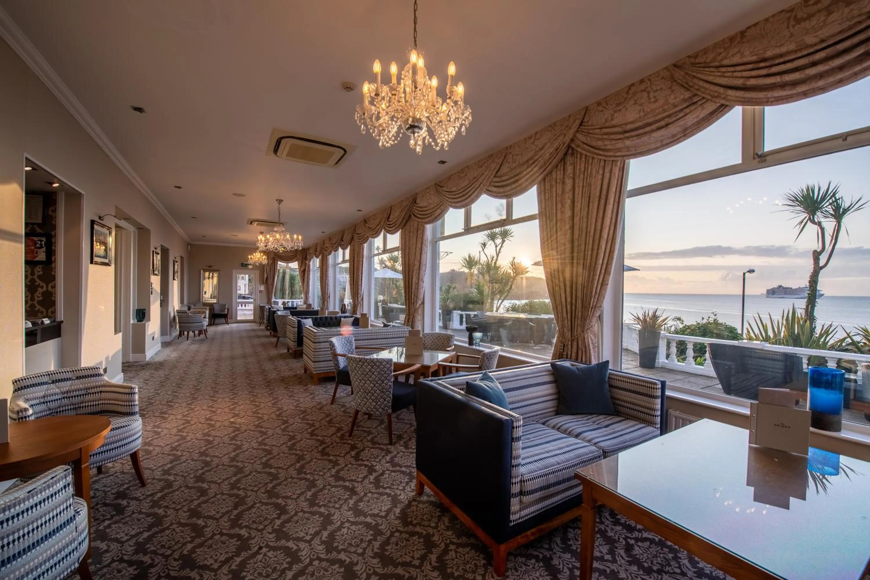 Lounge or bar in The Royal Duchy Hotel