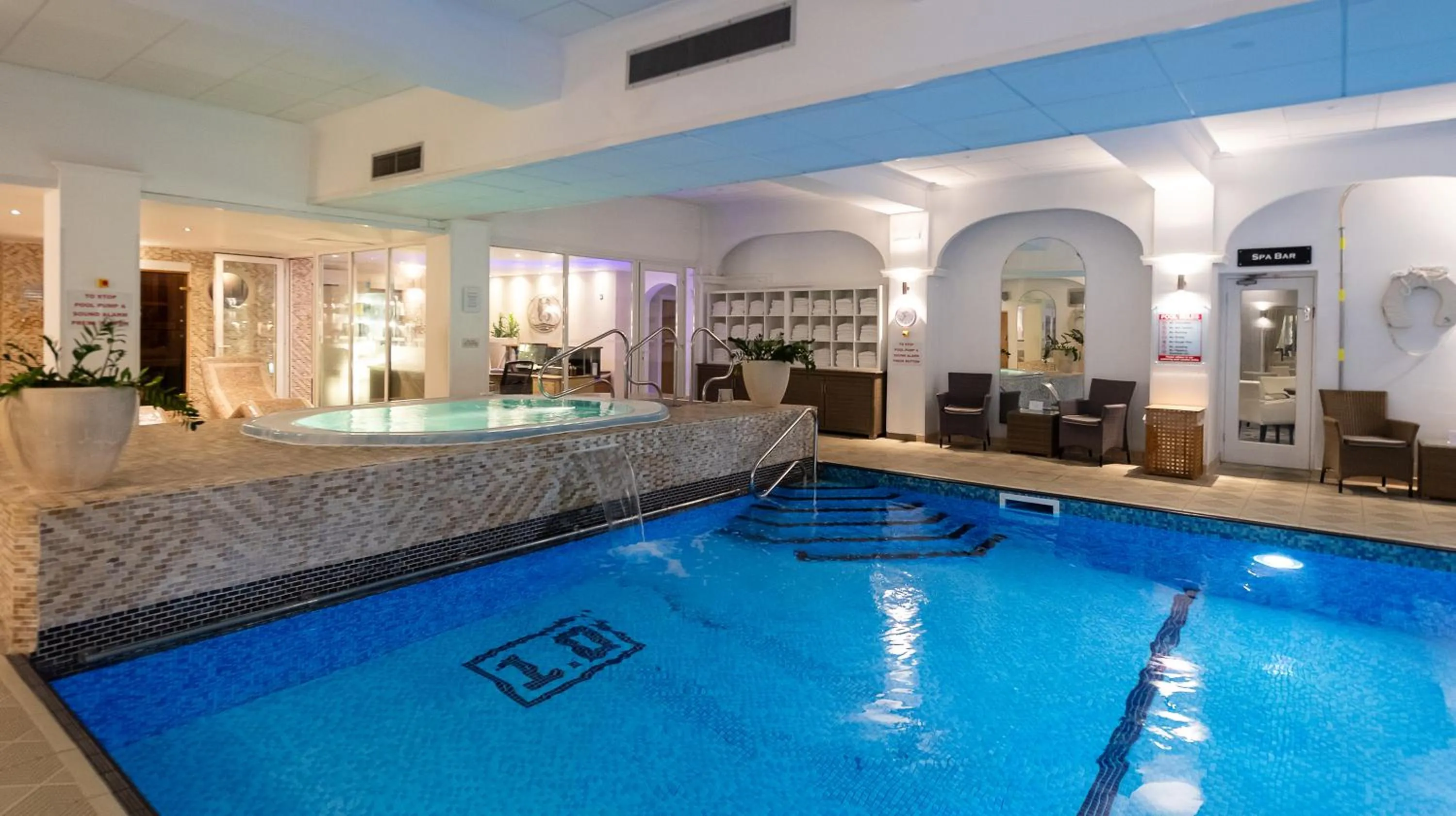 Swimming pool in The Carlyon Bay Hotel and Spa