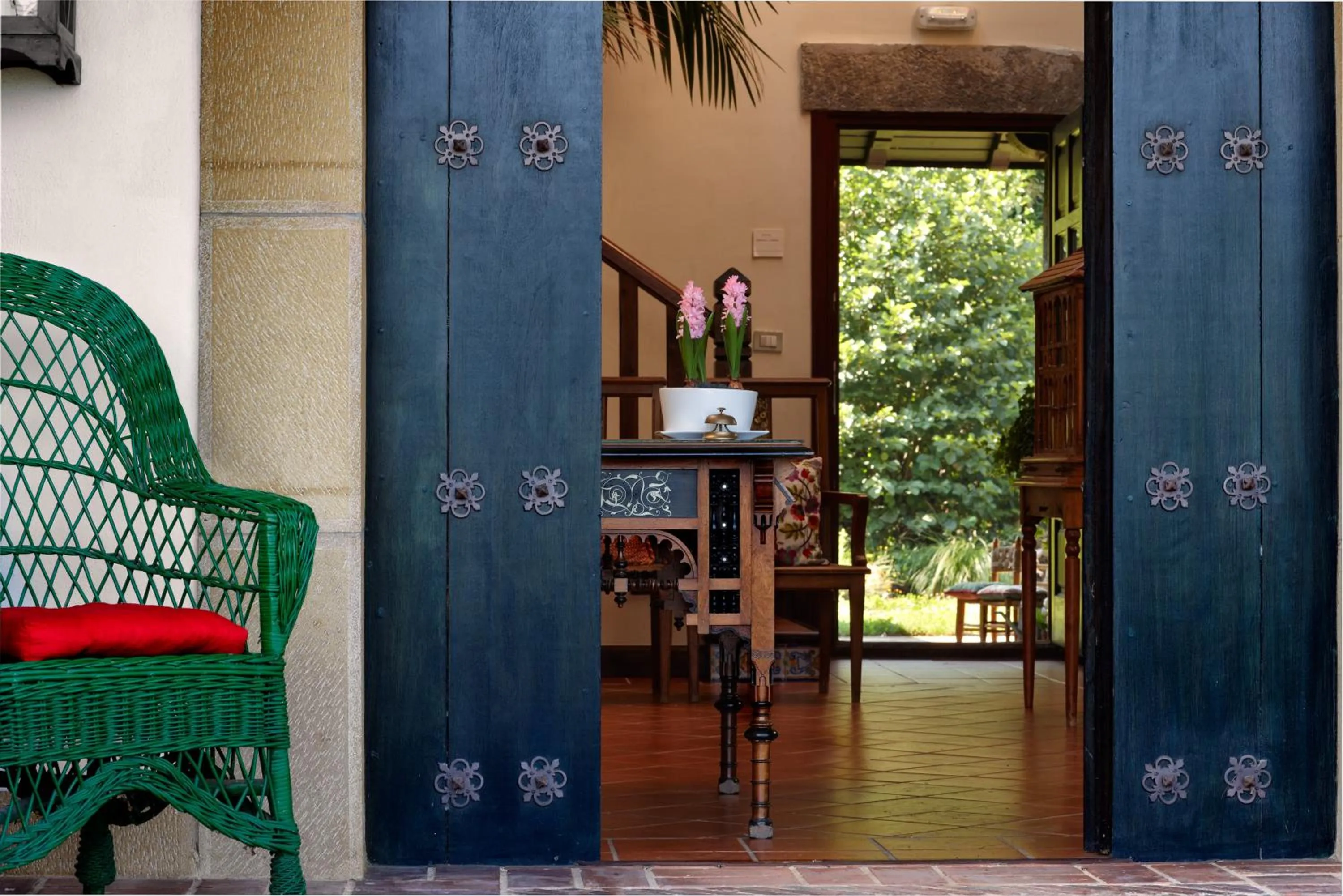 Decorative detail in Hotel Ibarra Zalla