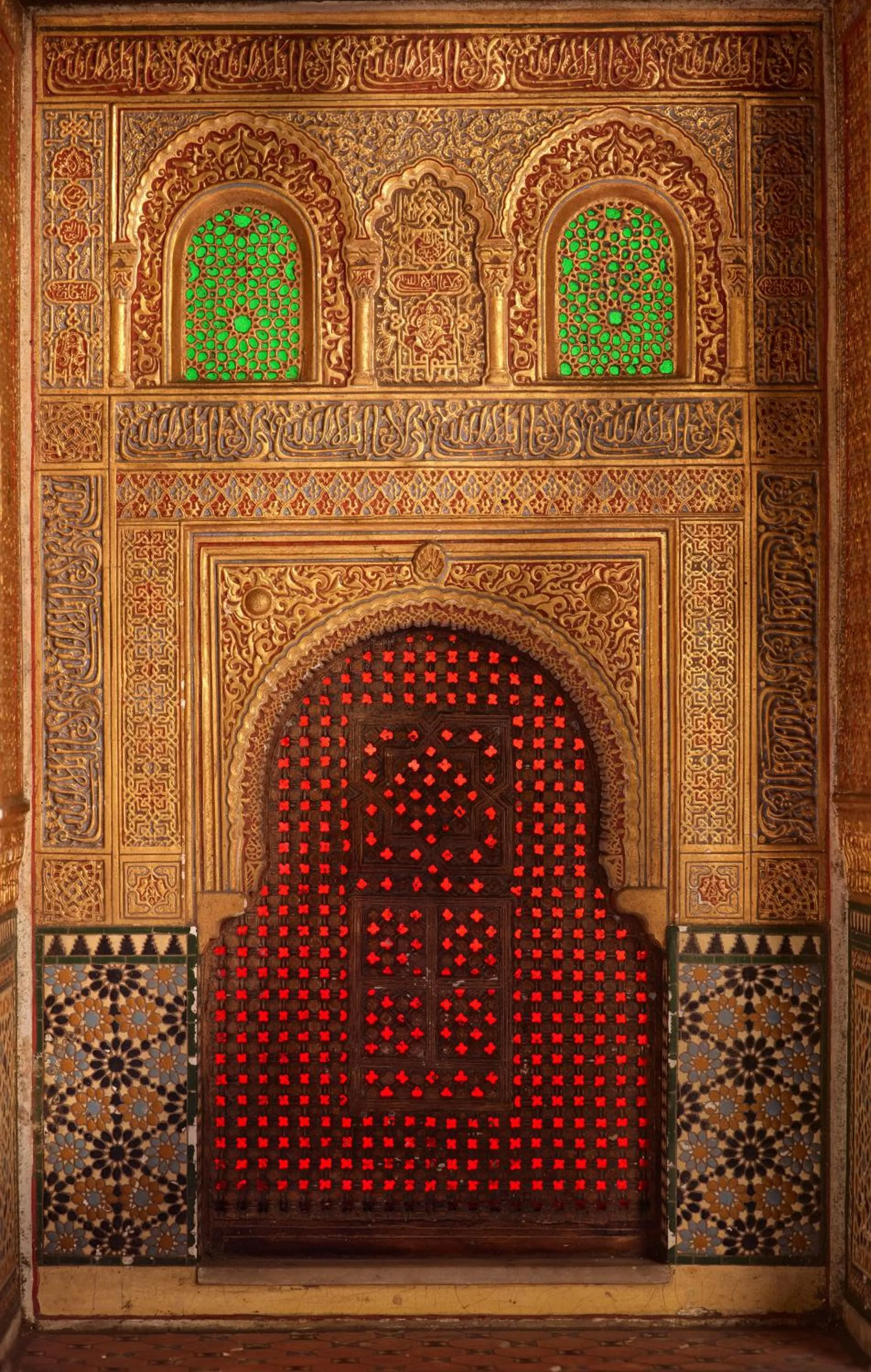 Decorative detail in Hotel Ibarra Zalla