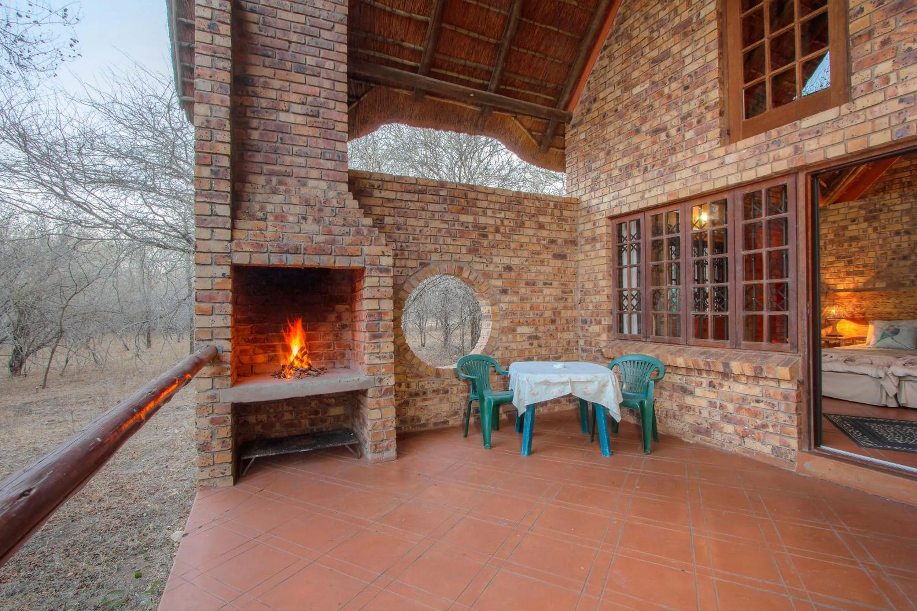 Patio in SERENITY Du Bois Lodge