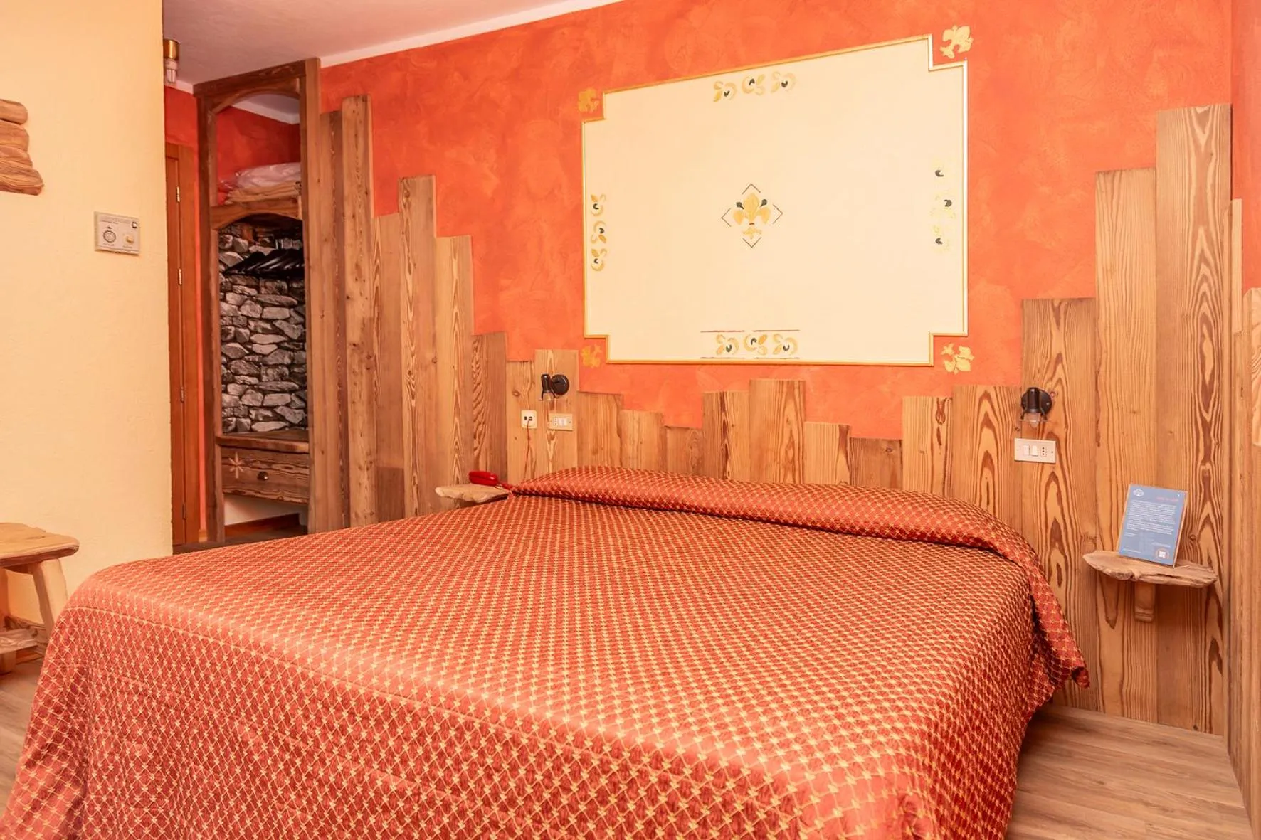 Bed in Hotel Chaberton