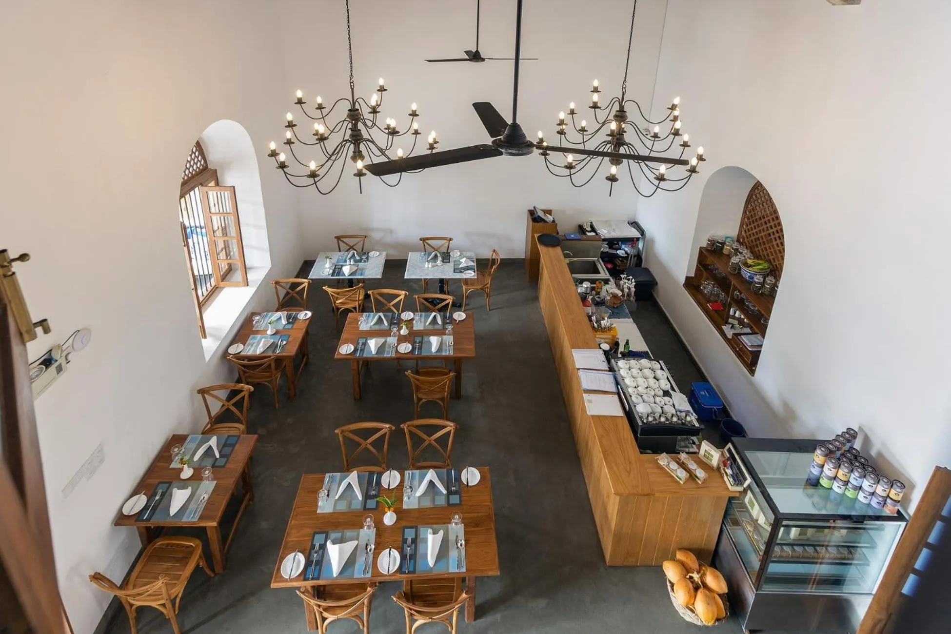Dining area in Yara Galle Fort