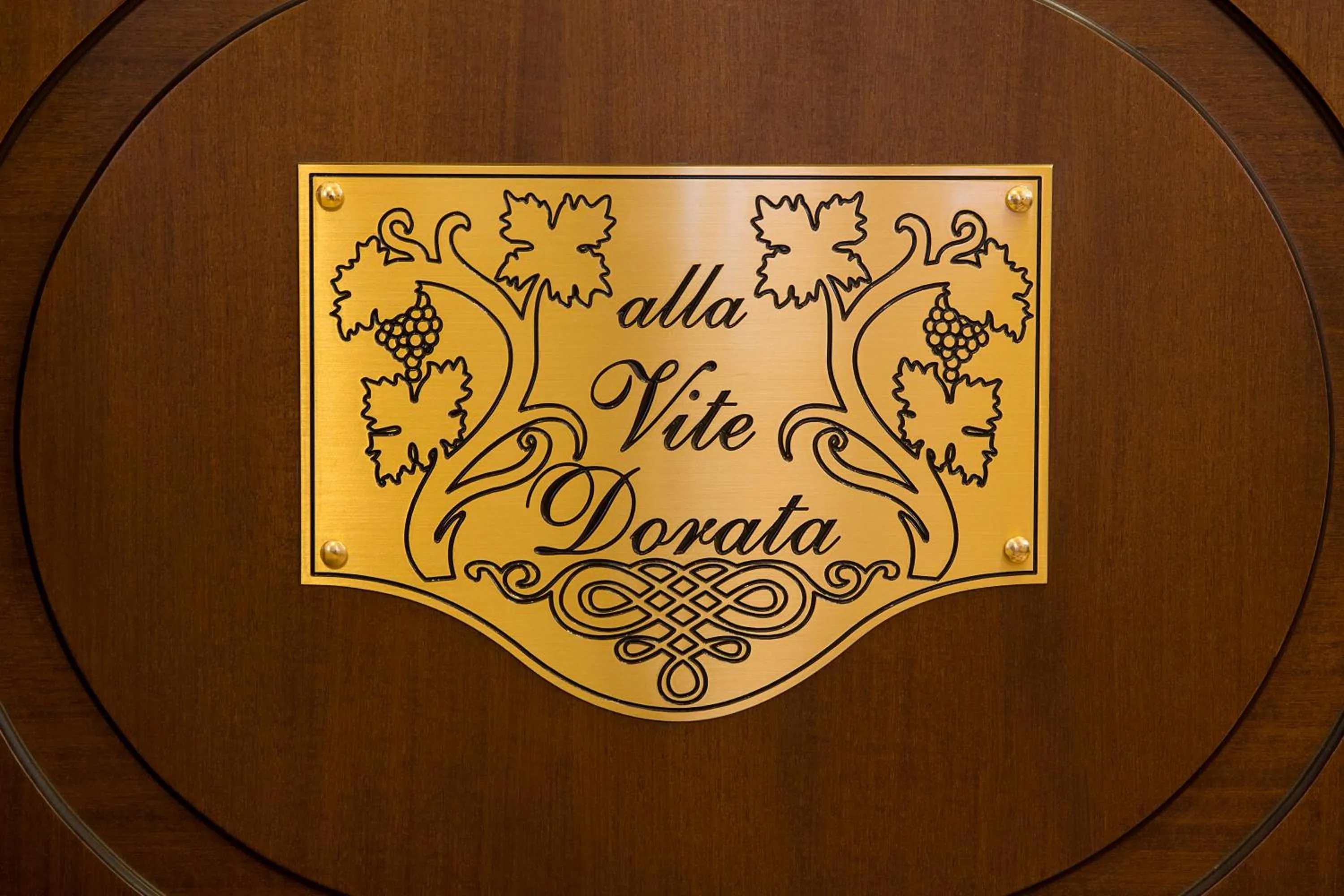 Property logo or sign in Alla Vite Dorata
