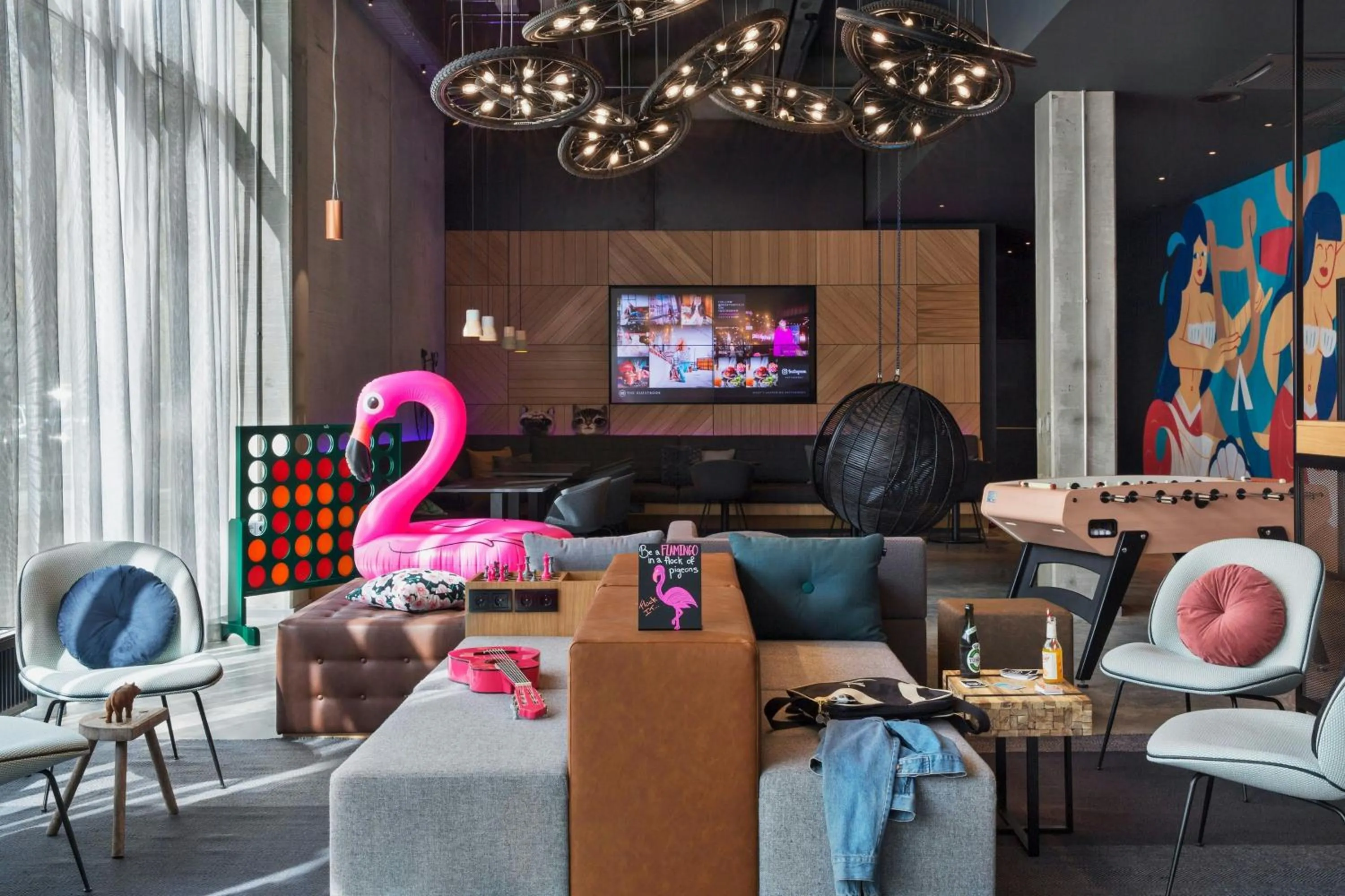 Lounge or bar in Moxy Copenhagen Sydhavnen