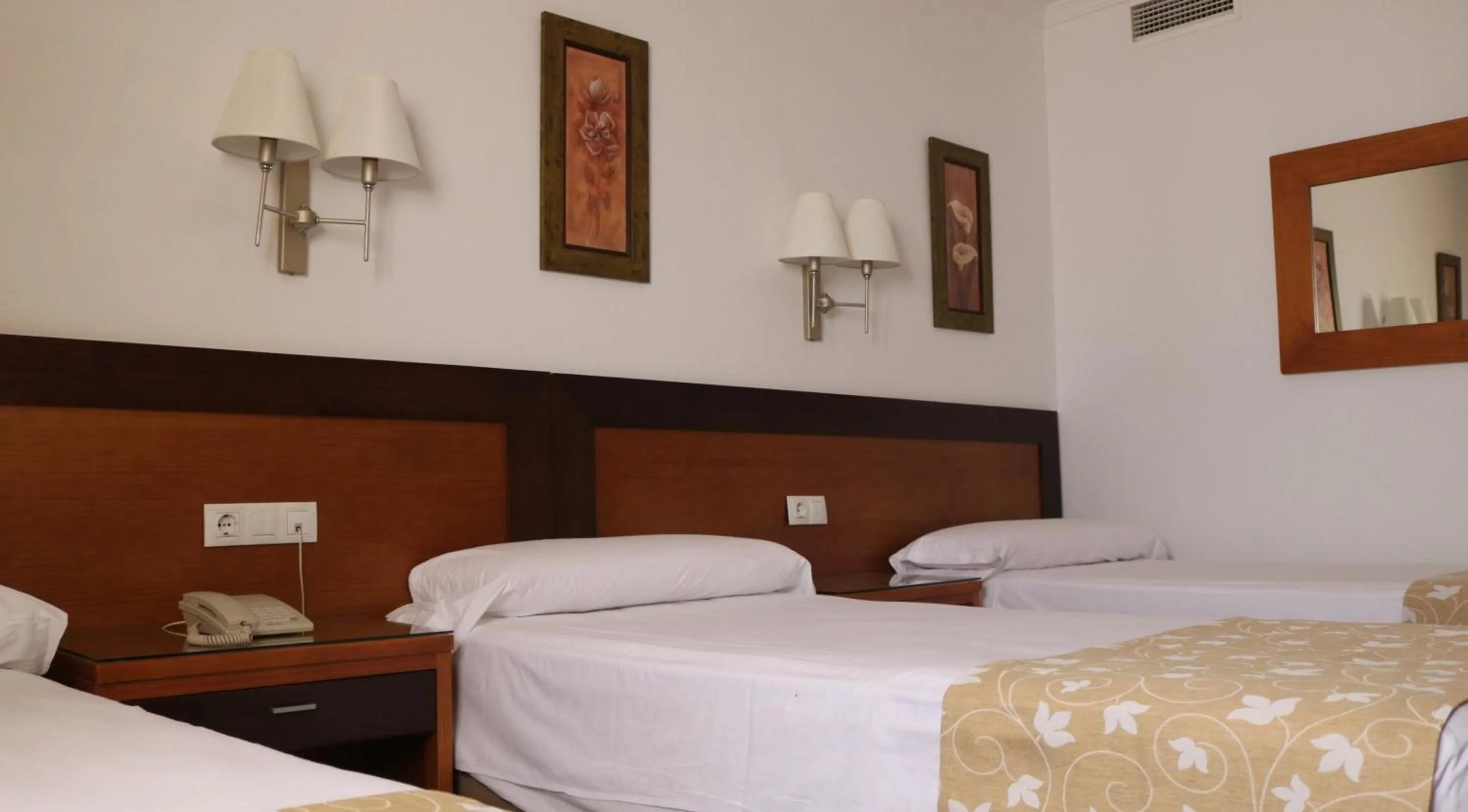 Photo of the whole room, Bed in Hotel Restaurante Blanco y Verde