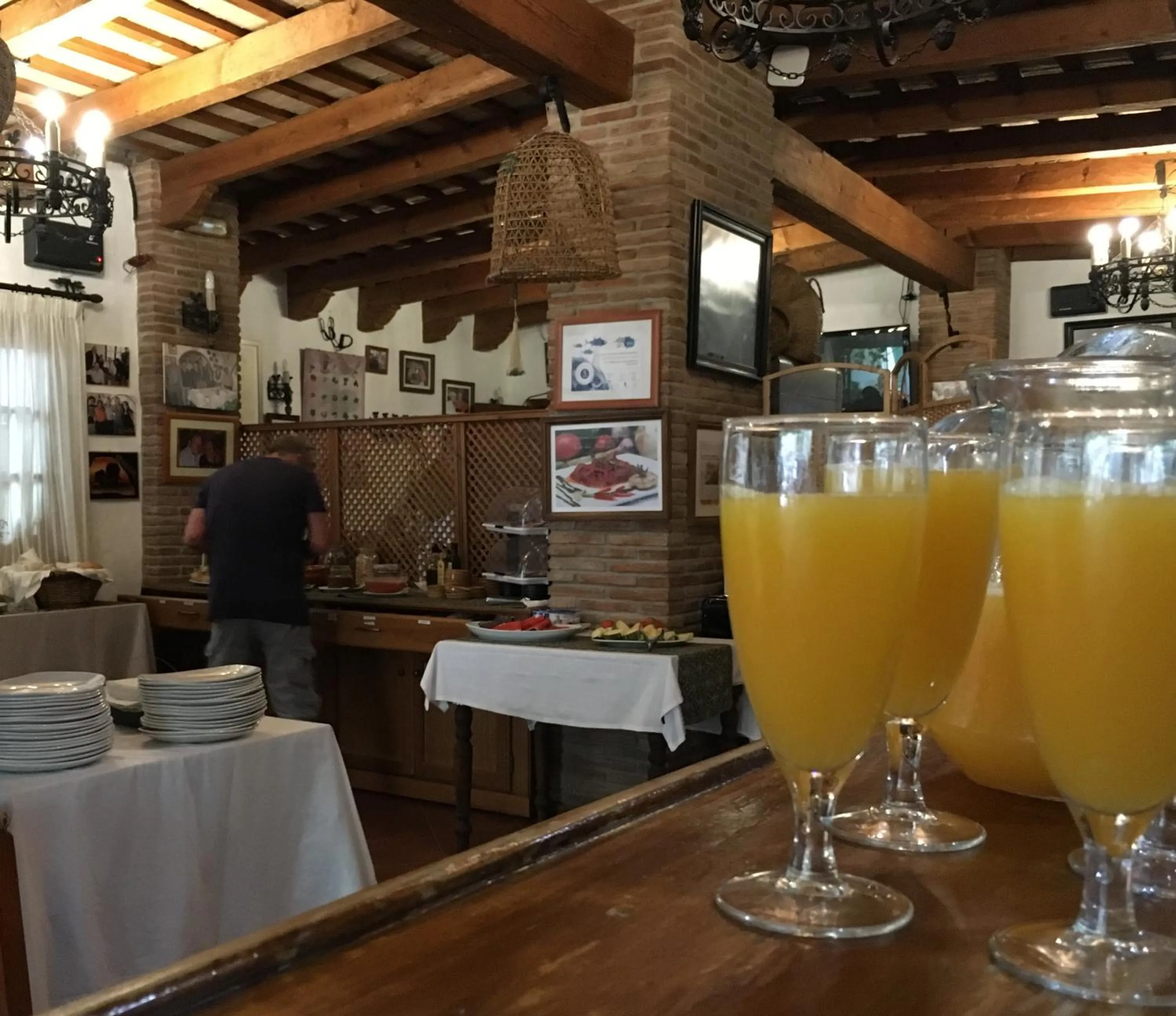 Breakfast in Hotel Restaurante Blanco y Verde