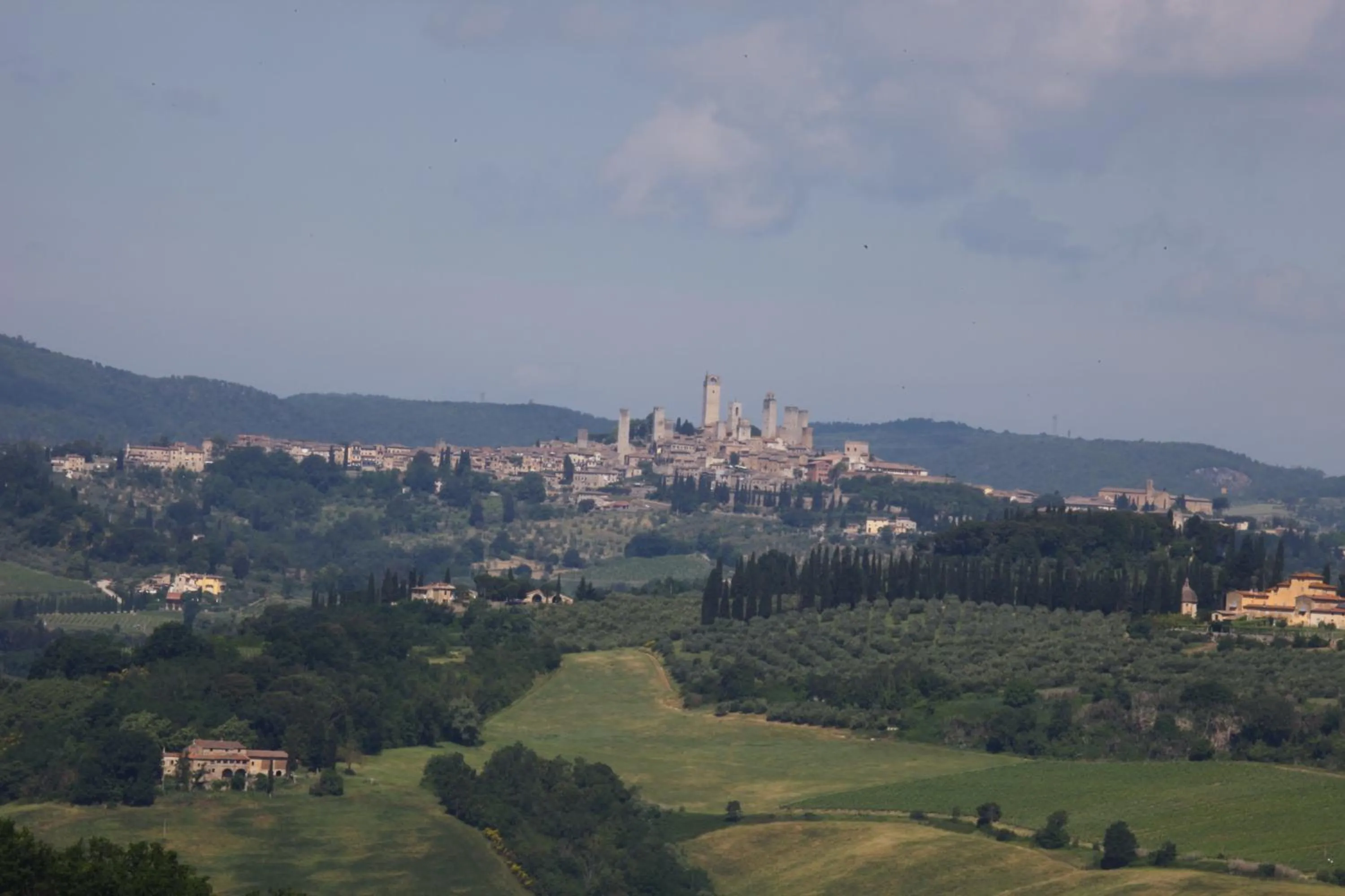 Landmark view in Podere Il Pino