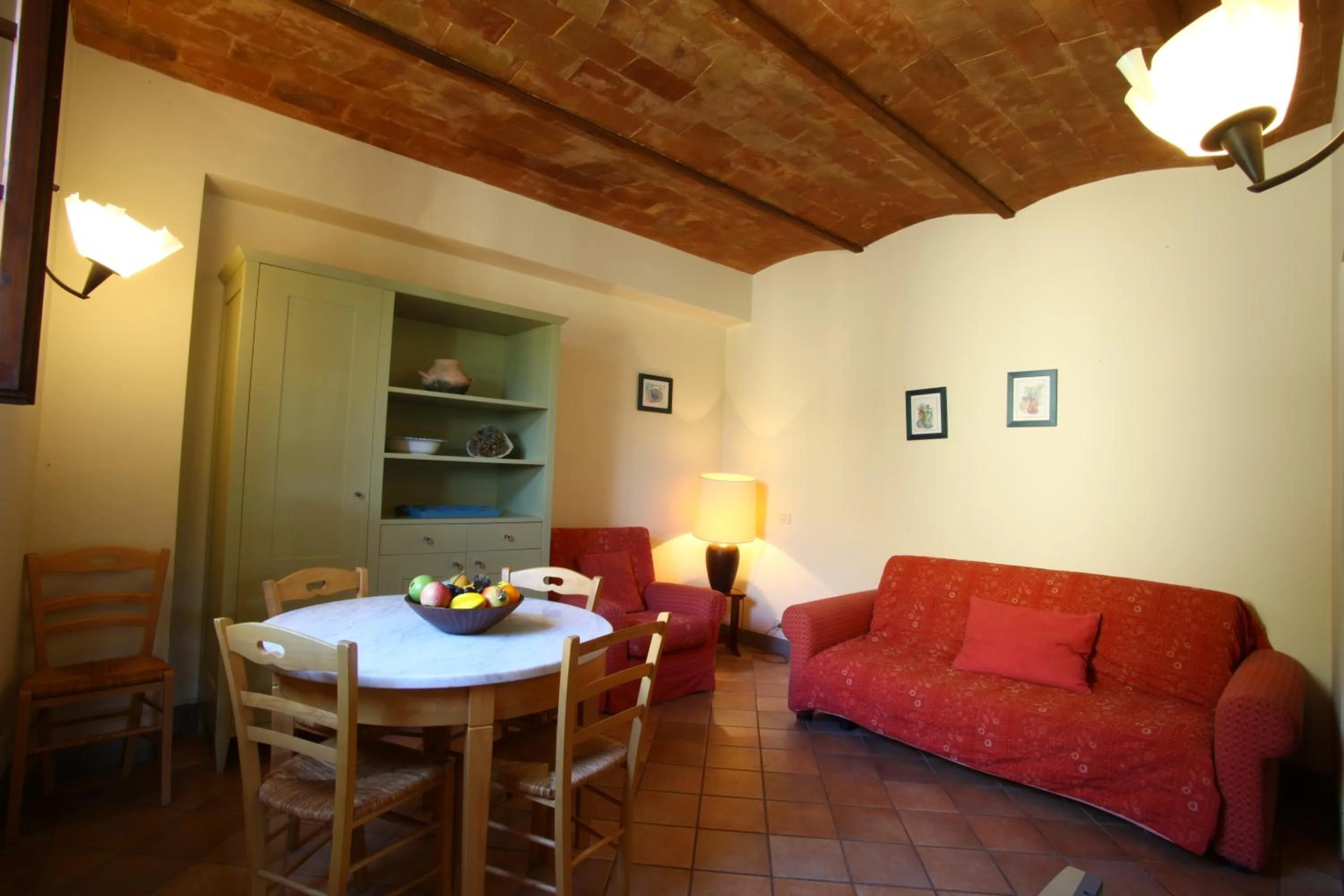 Living room in Podere Il Pino