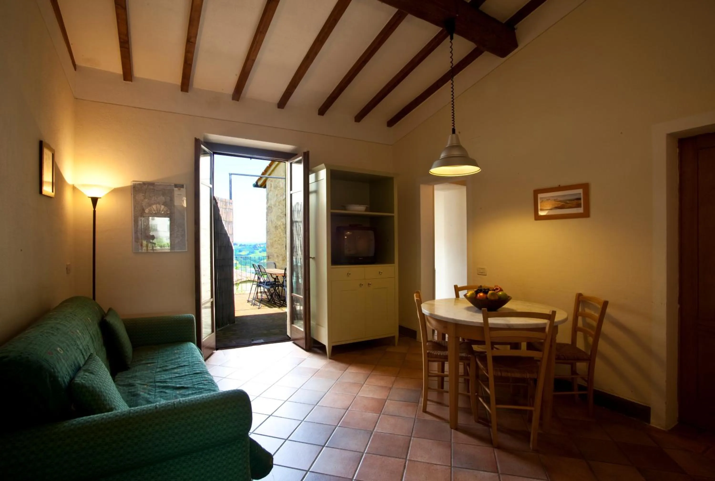 Living room in Podere Il Pino