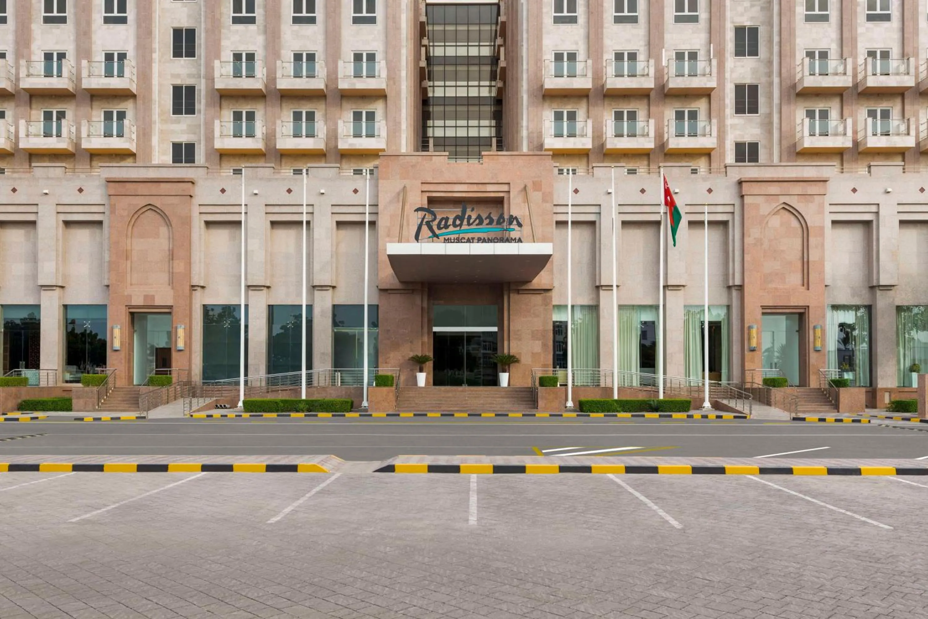 Property building in Radisson Hotel Muscat Panorama