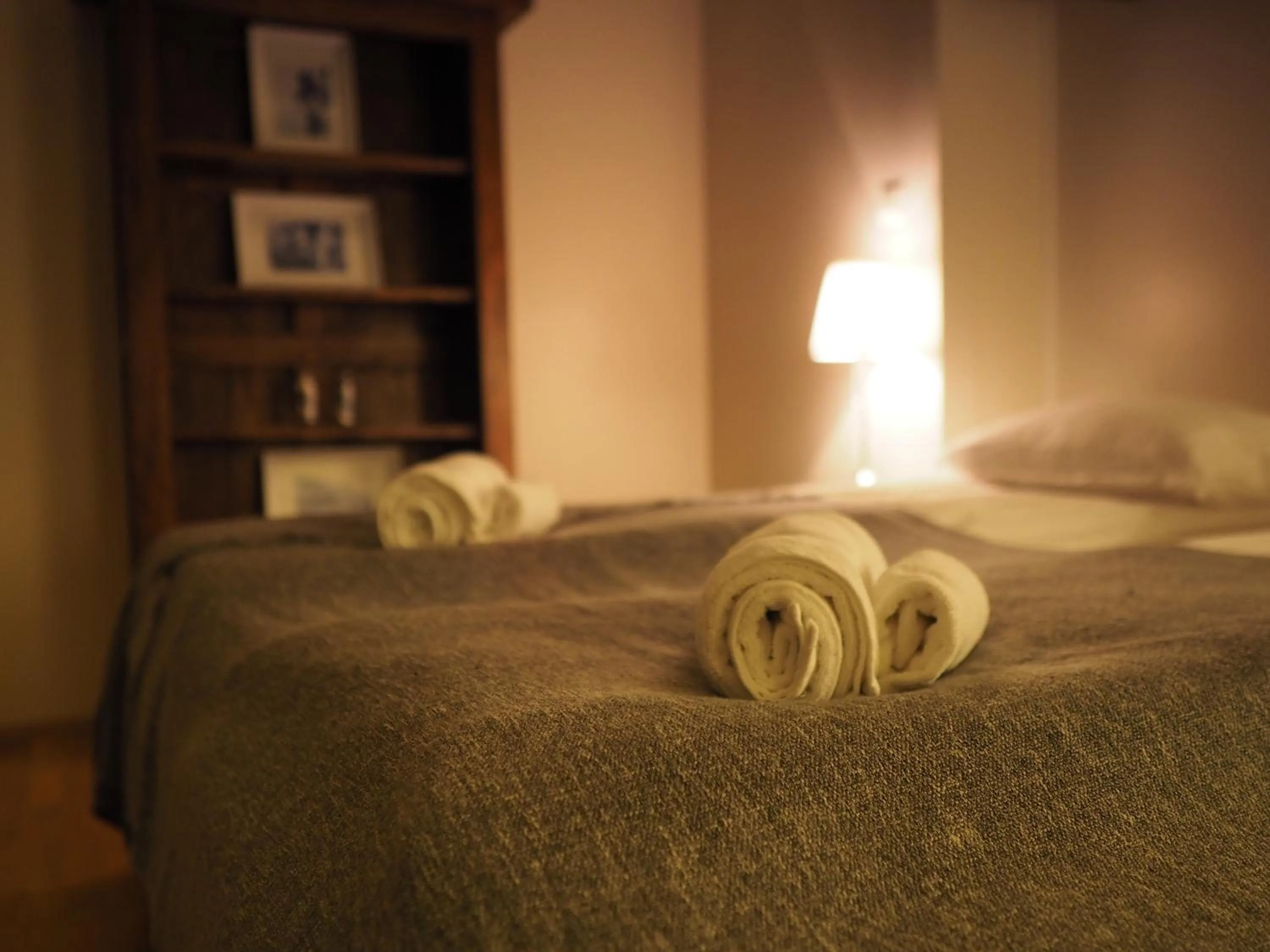 Bed in Fisherman Guesthouse Sudureyri