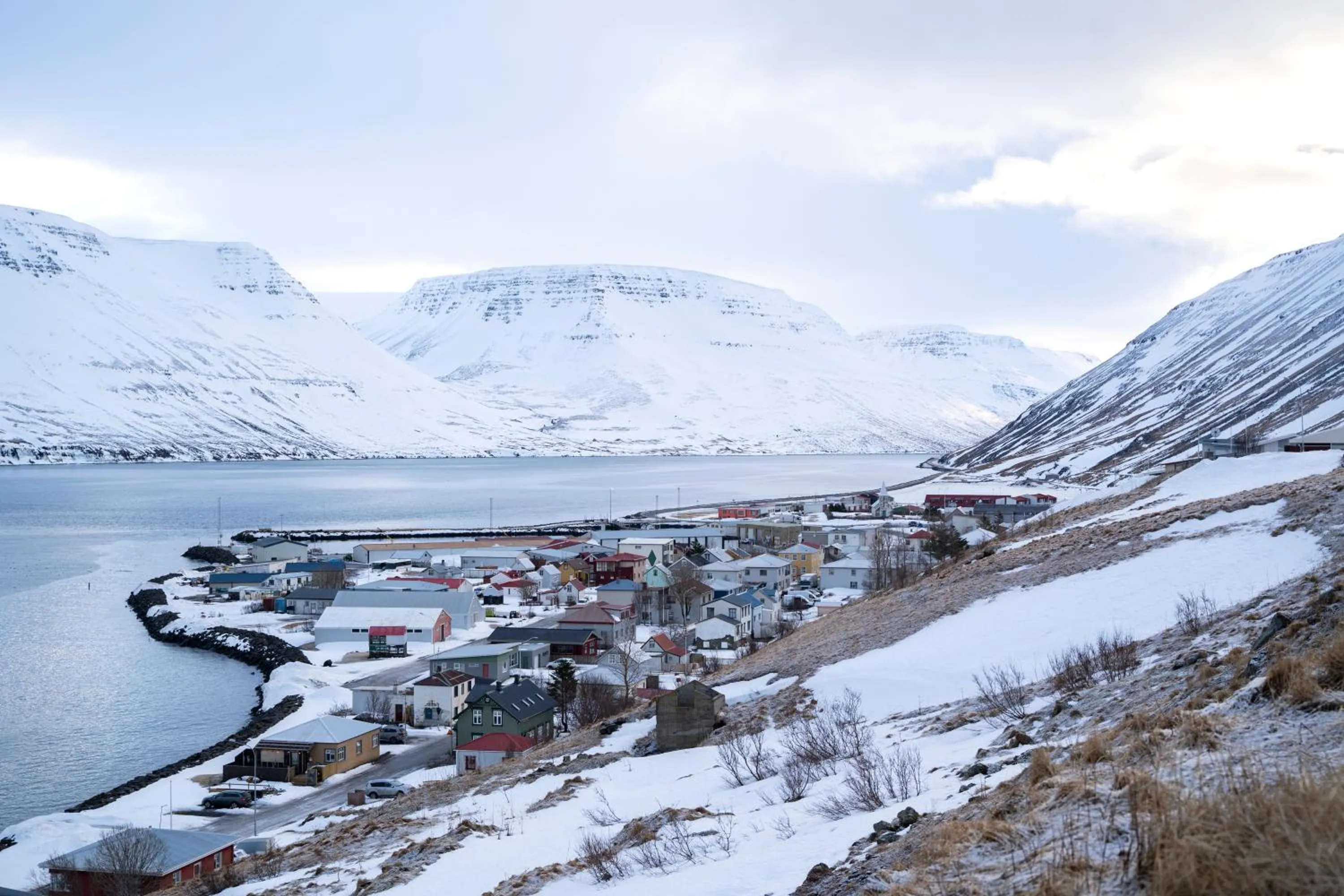 Property building in Fisherman Guesthouse Sudureyri