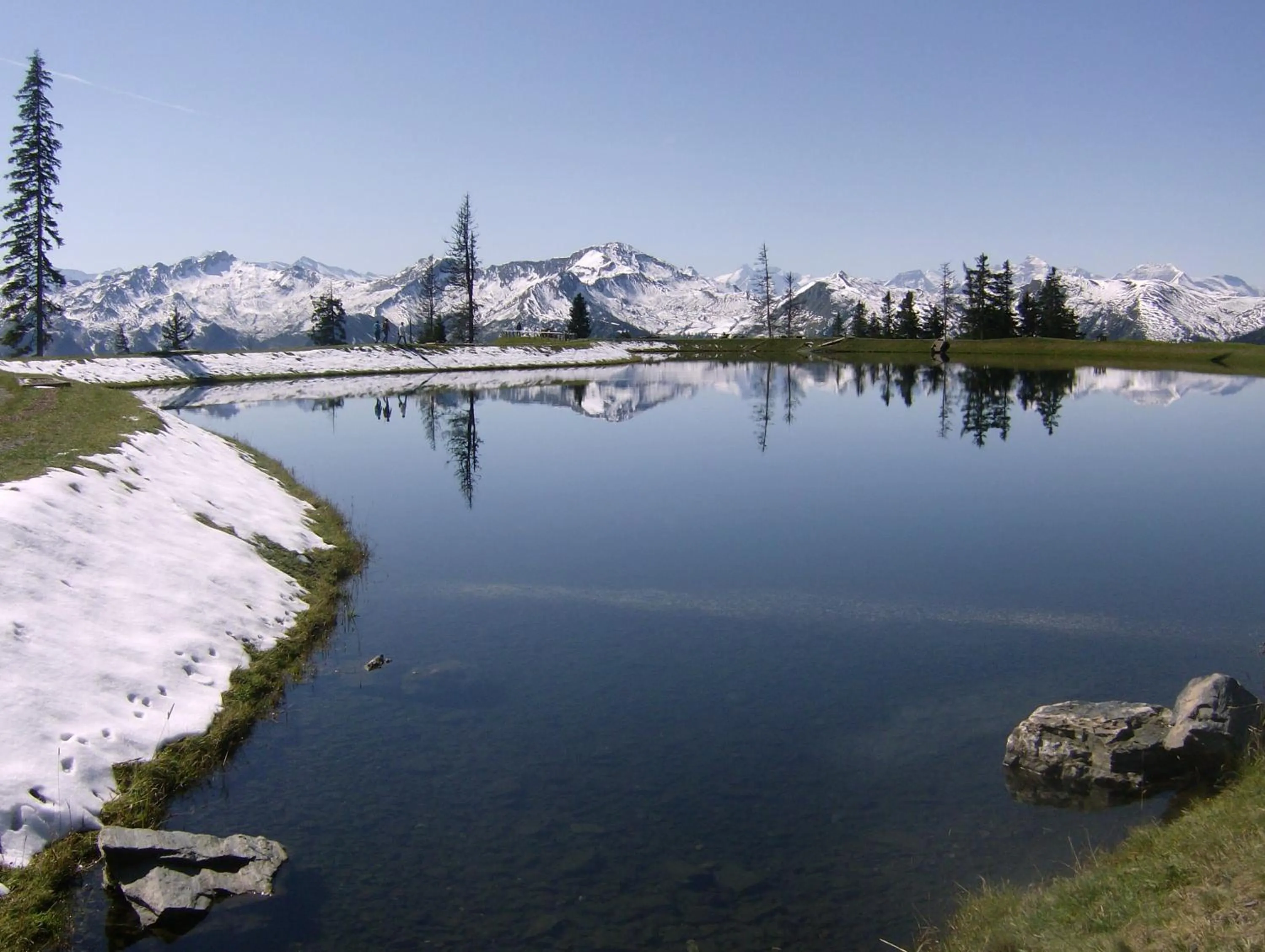 Natural landscape in Gästehaus Gratz - inklusive Eintritt in die Alpentherme