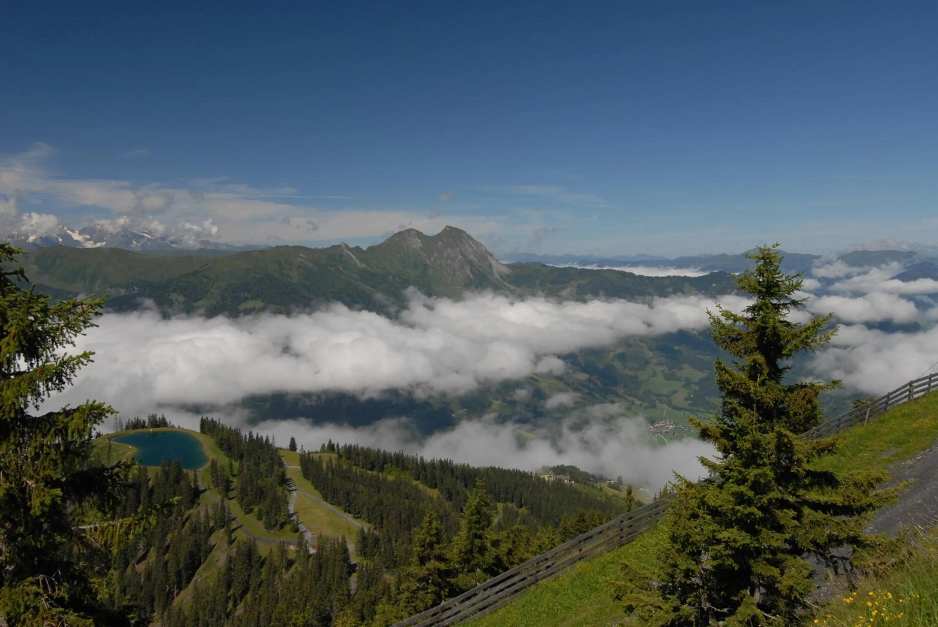 Natural landscape in Gästehaus Gratz - inklusive Eintritt in die Alpentherme