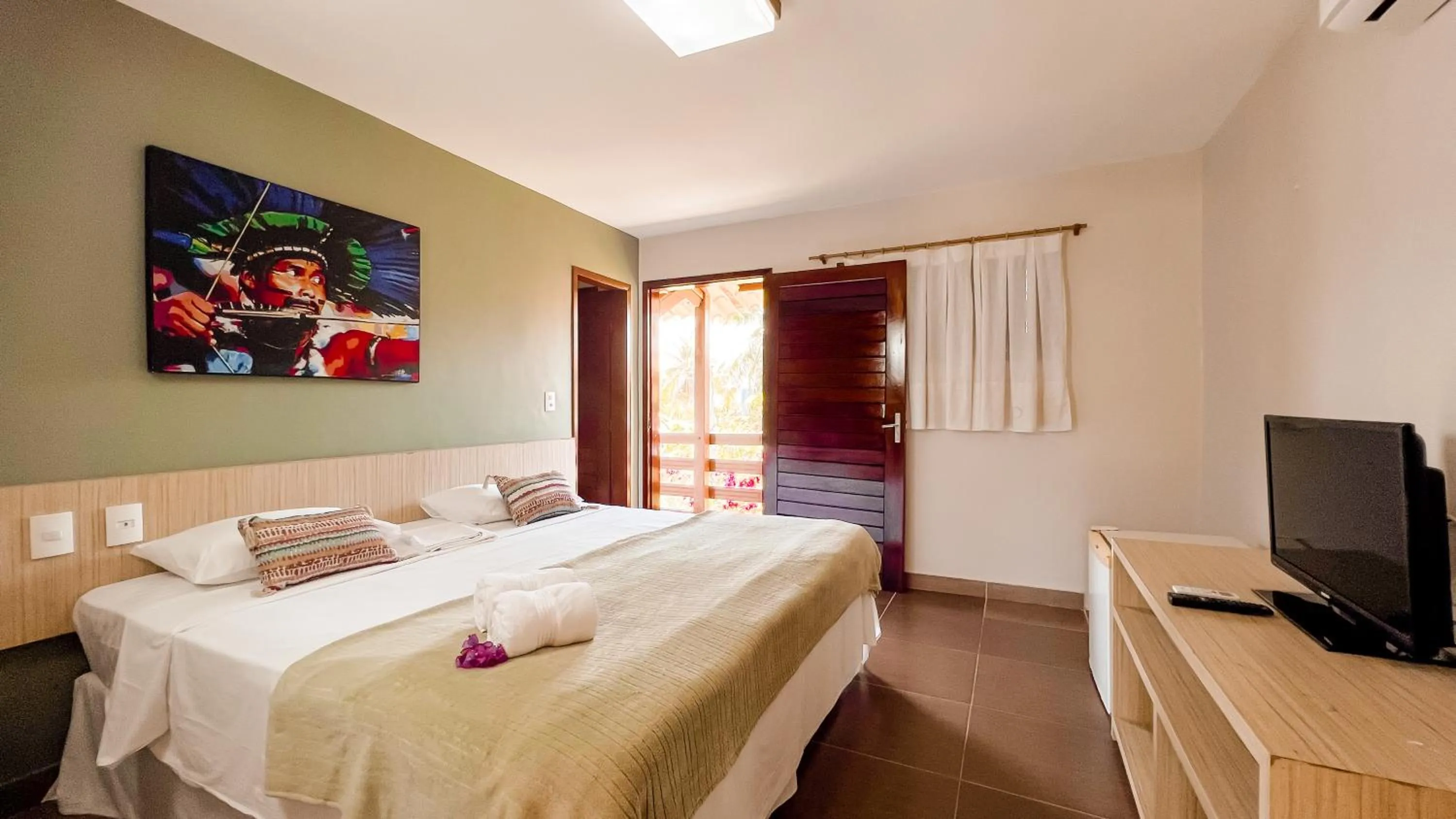 Bed in Ocas do Índio Hotel Spa