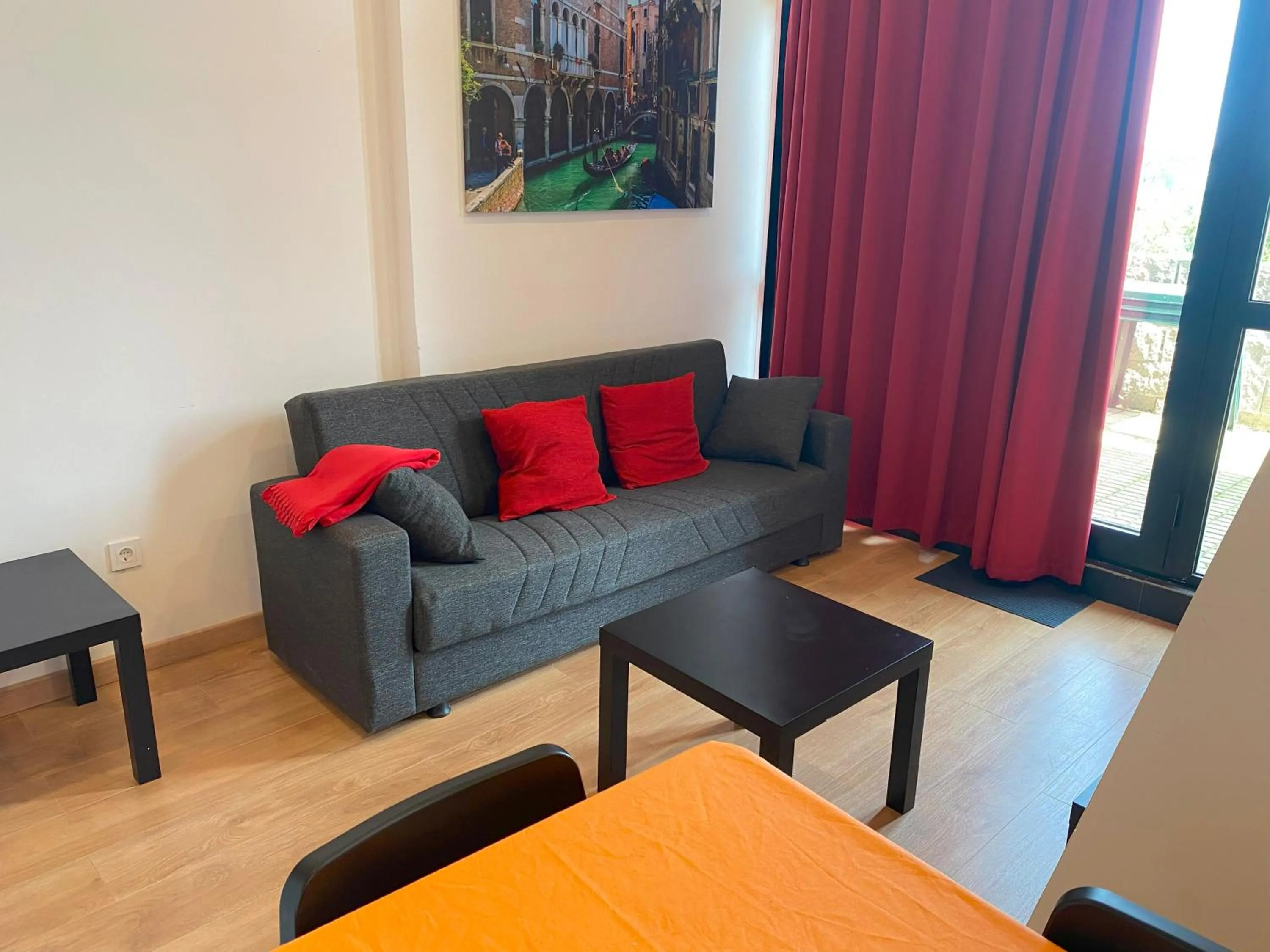 Bed in Apartamentos Bahía de Boó