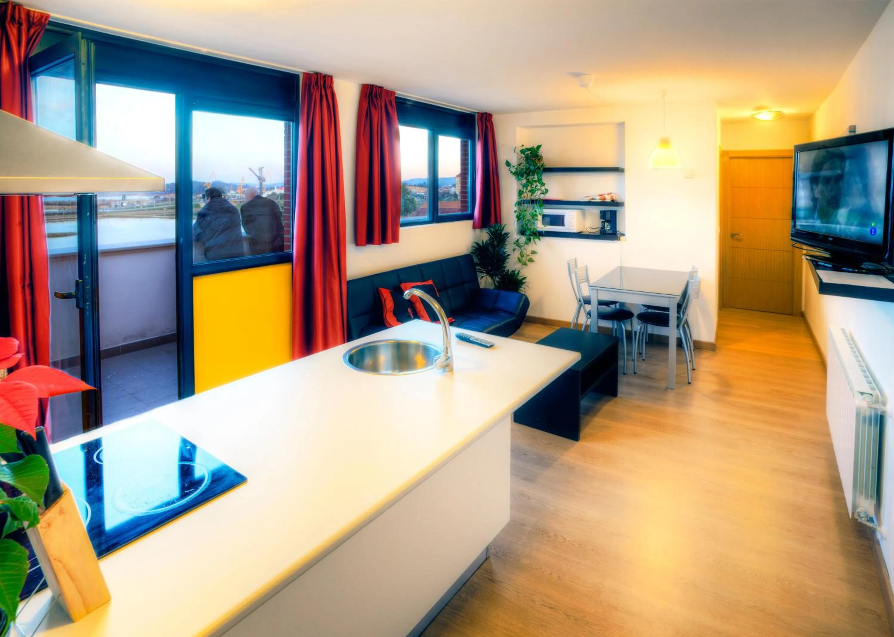 Balcony/Terrace in Apartamentos Bahía de Boó