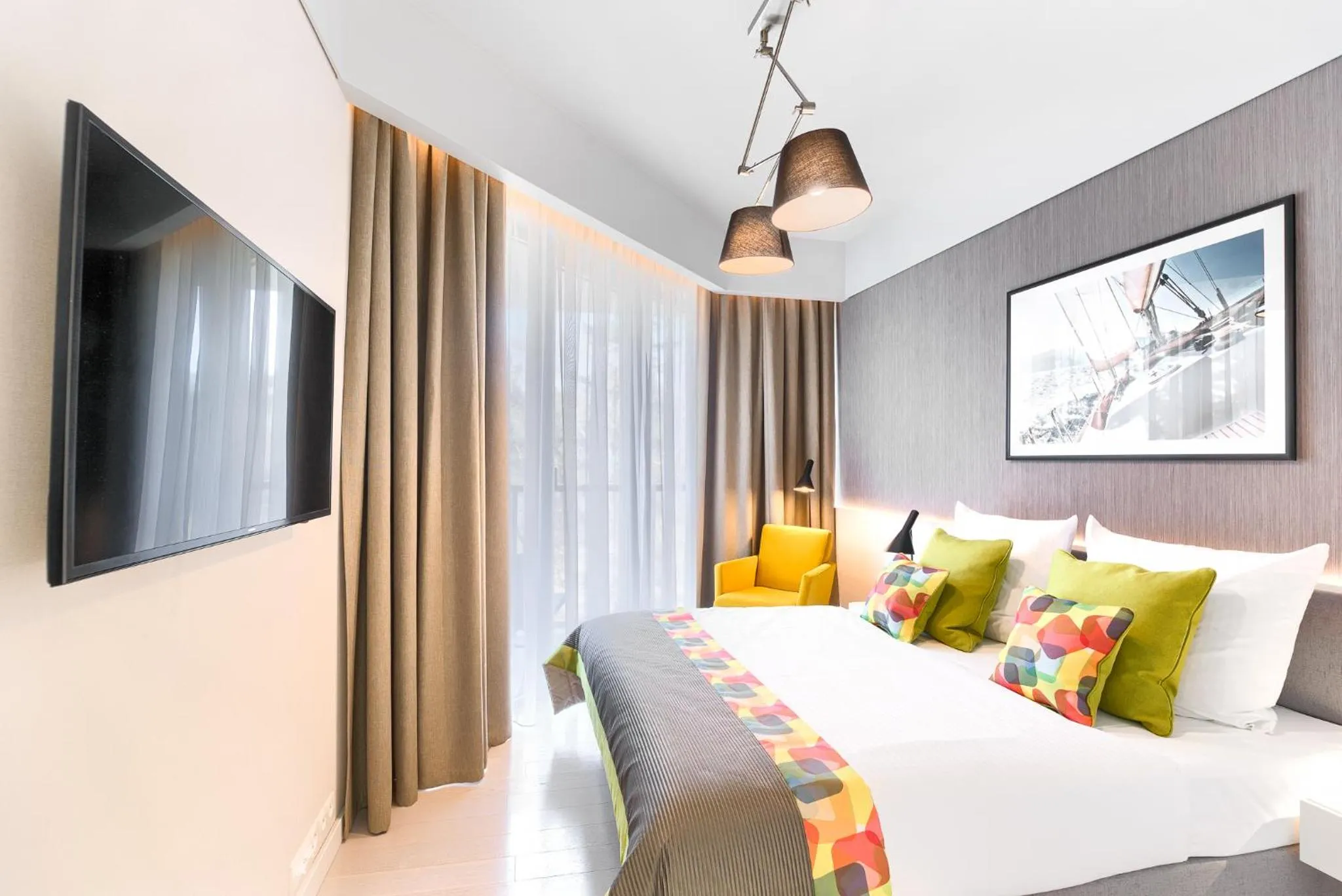 Communal lounge/ TV room in Dune Resort Mielno - B