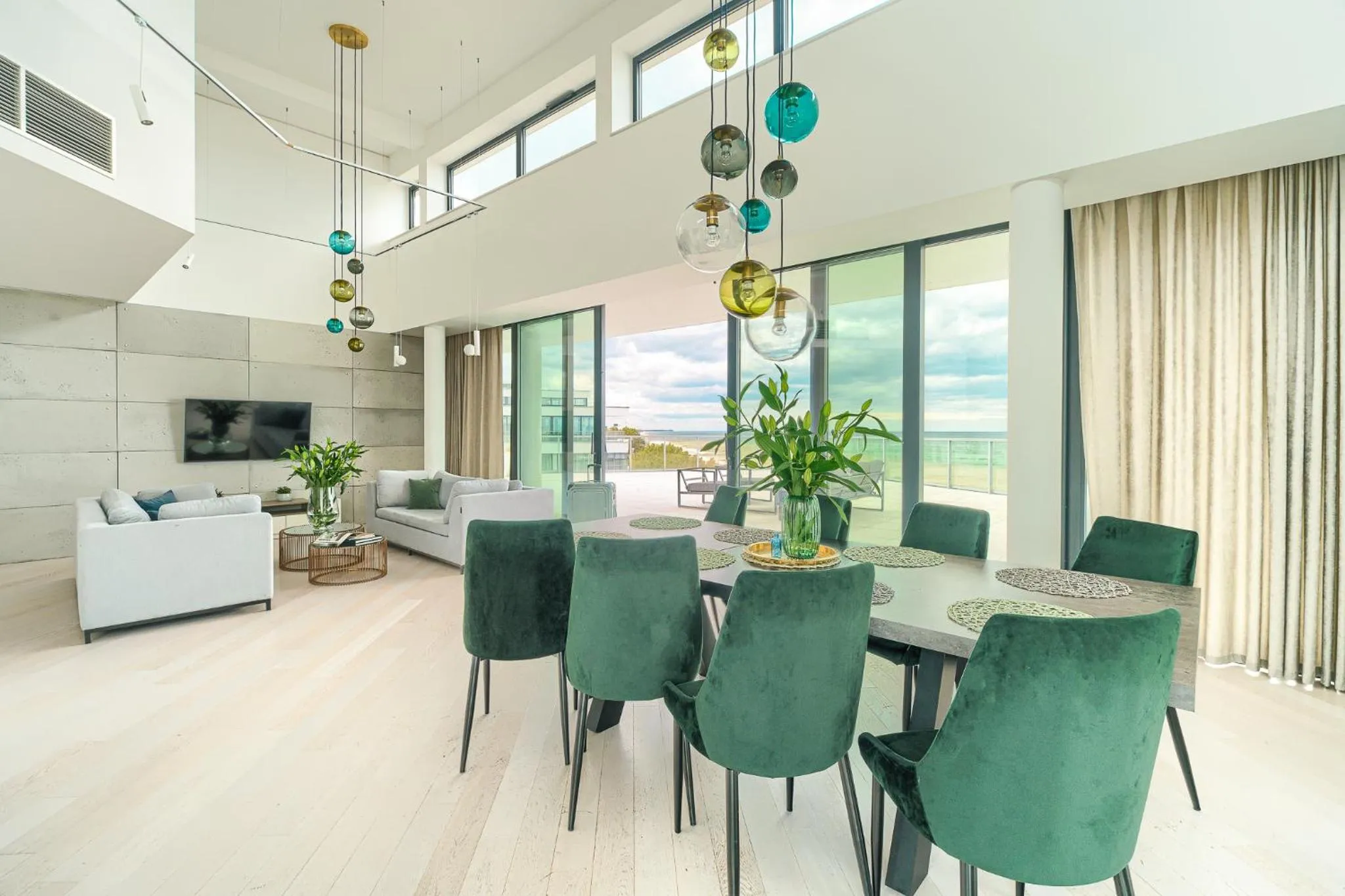 Communal lounge/ TV room in Dune Resort Mielno - B