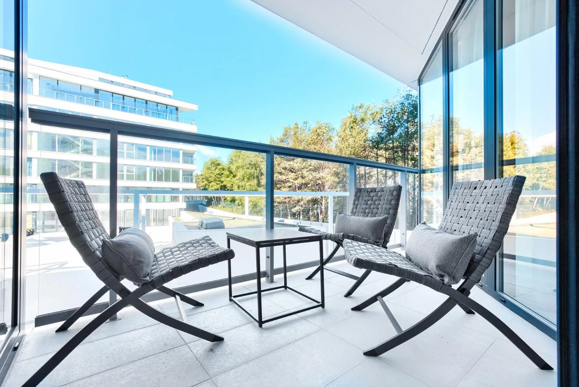 Patio in Dune Resort Mielno - B