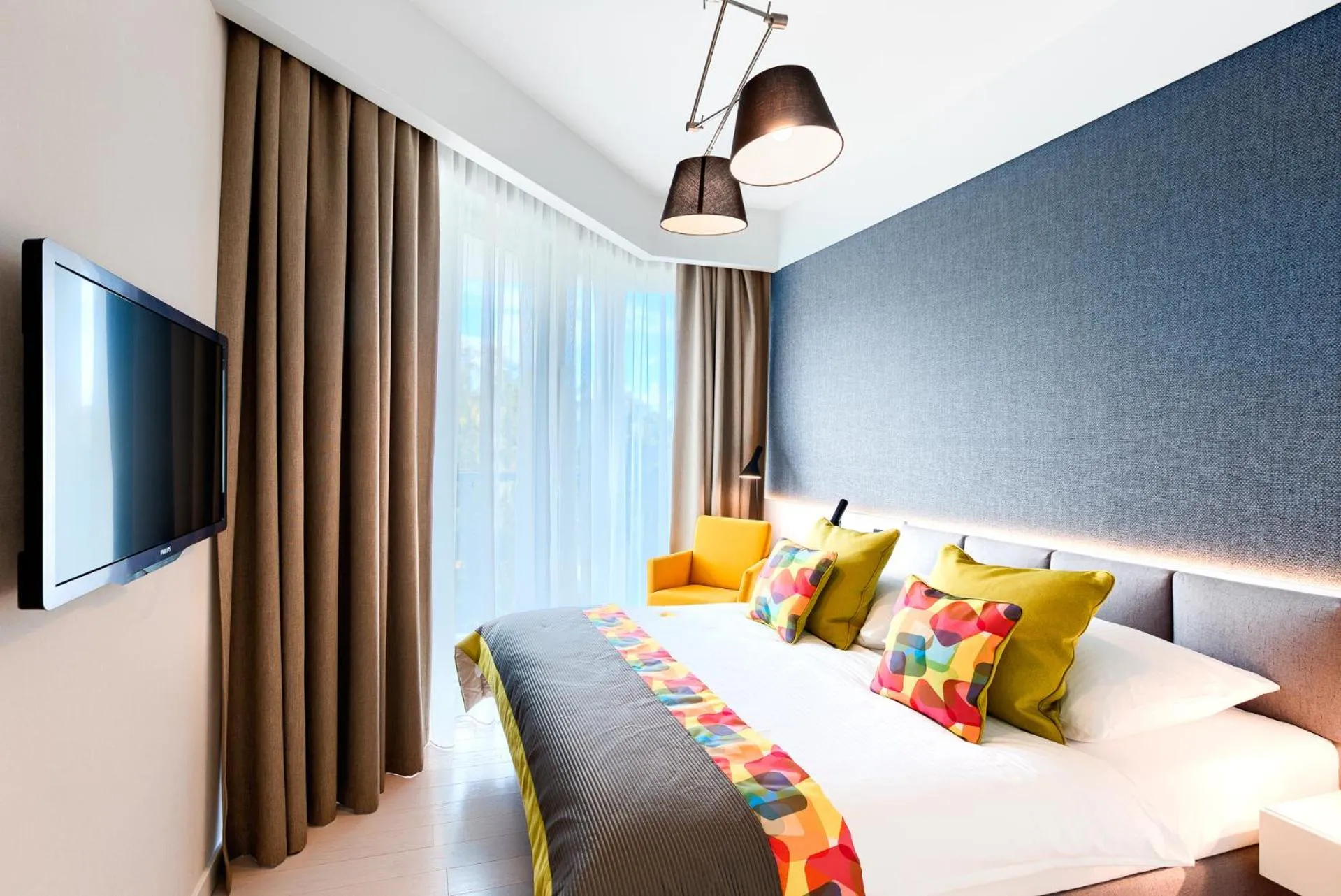 Communal lounge/ TV room, Bed in Dune Resort Mielno - B