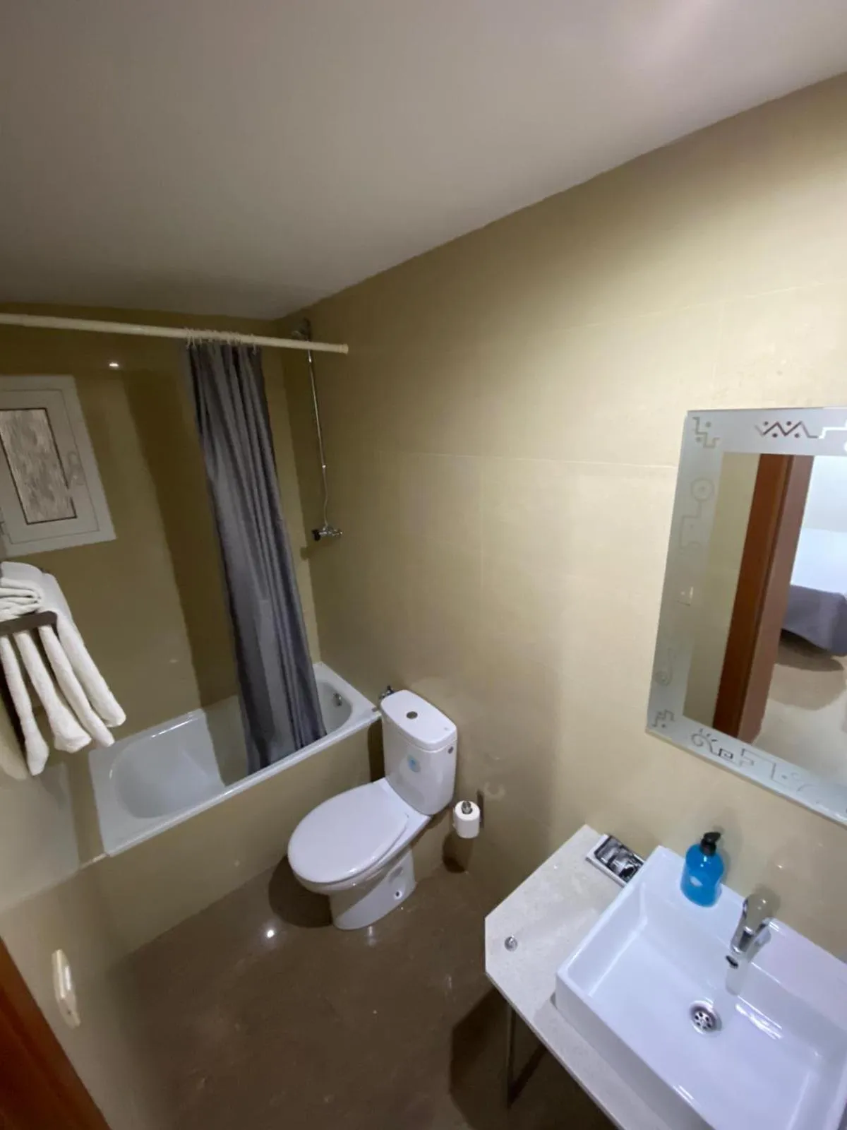 Toilet in Hostal Drassanes