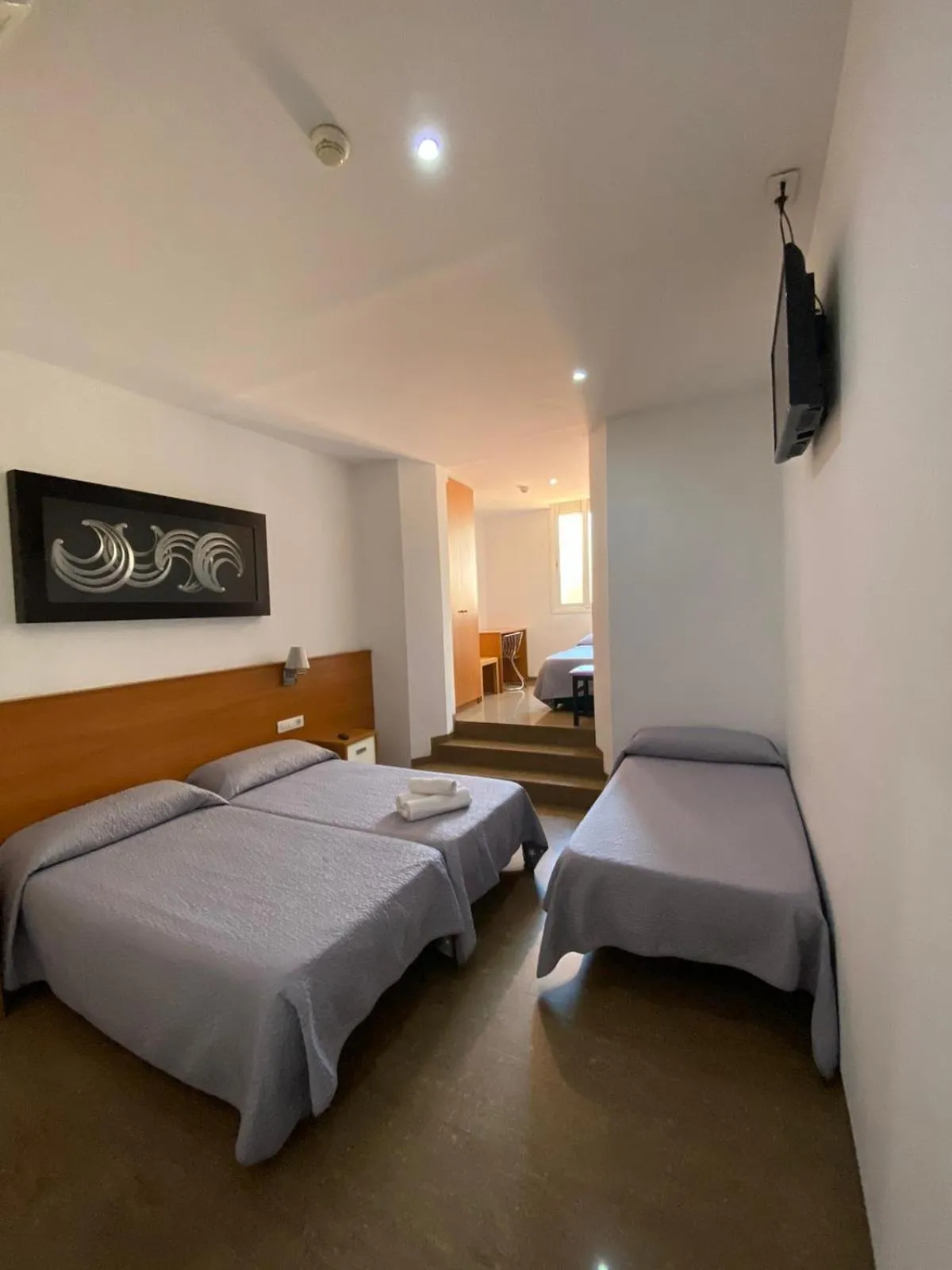 Bed in Hostal Drassanes