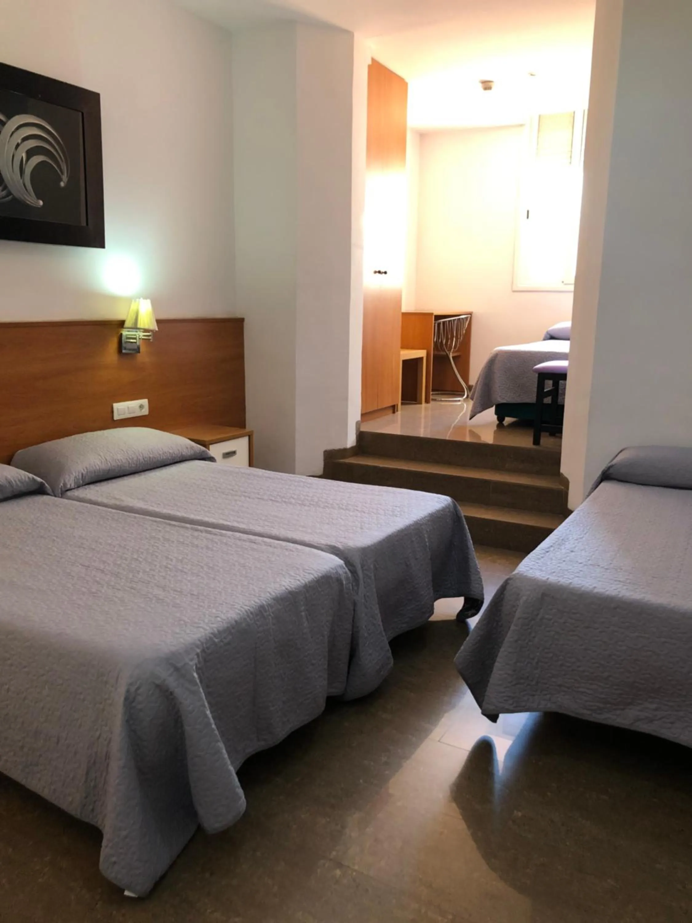 Bed in Hostal Drassanes