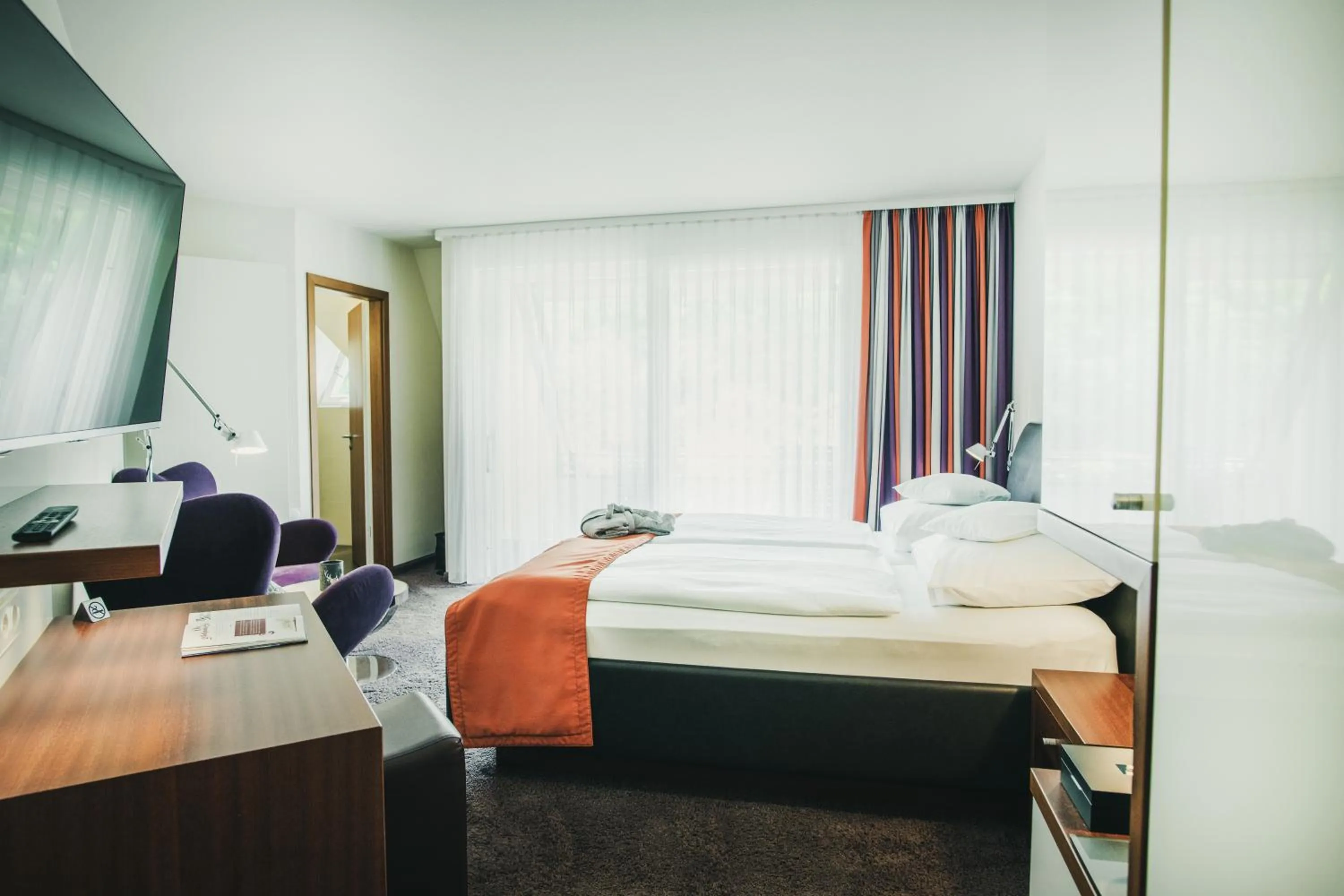 Photo of the whole room, Bed in Hotel Lauterbad