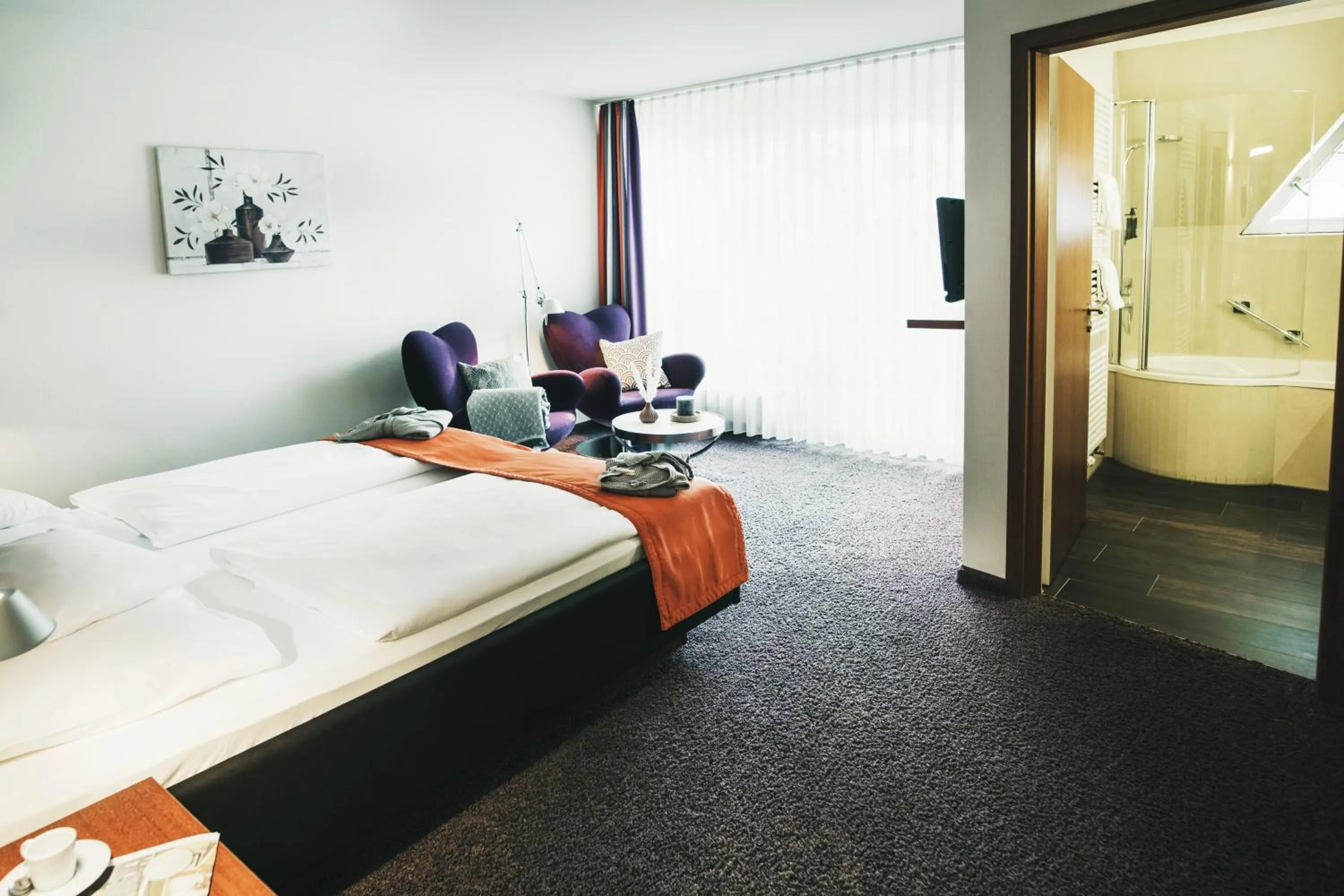 Photo of the whole room, Bed in Hotel Lauterbad