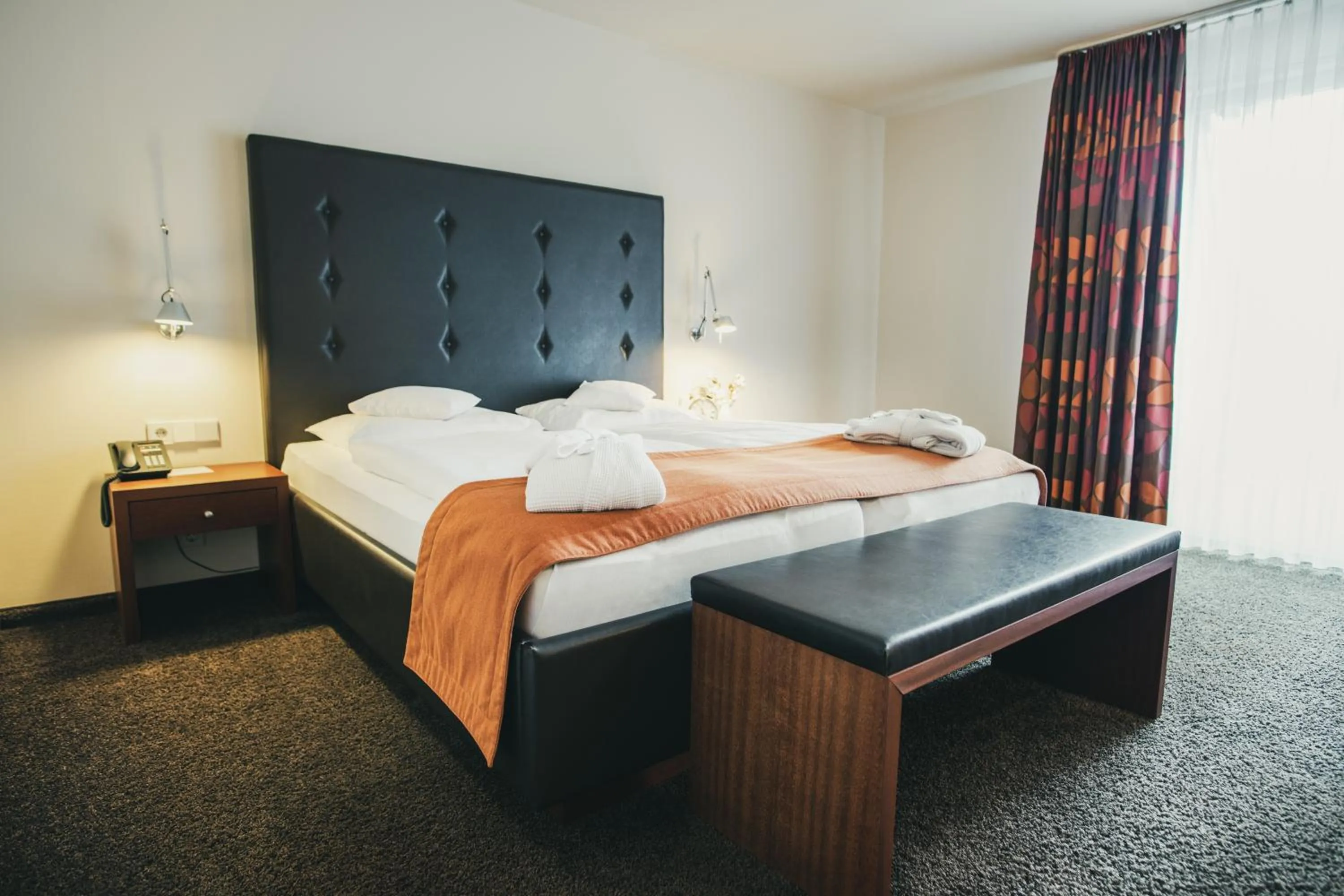 Bed in Hotel Lauterbad