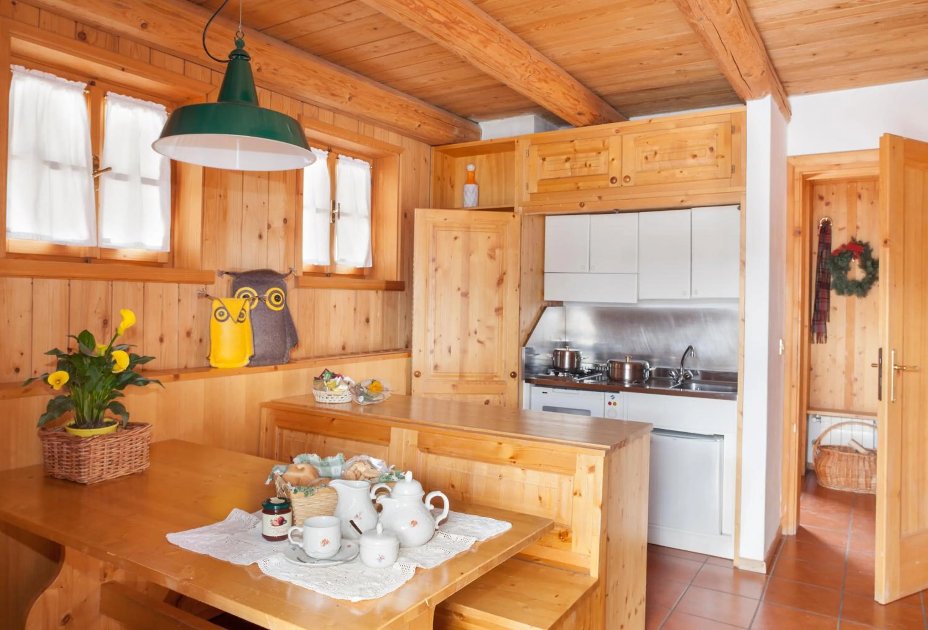 Kitchen or kitchenette in Albergo Diffuso Sauris in Sauris Di Sopra