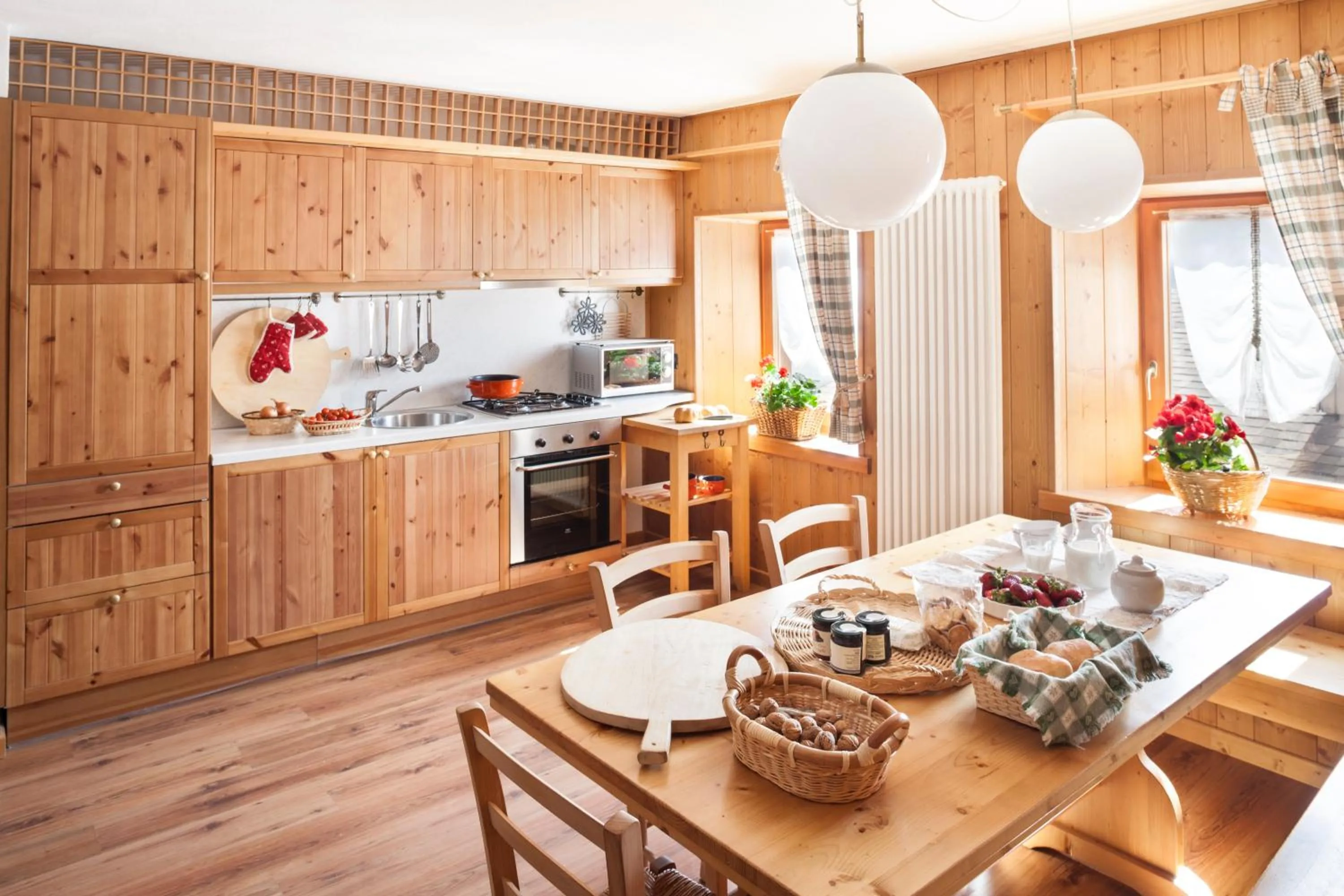 Kitchen or kitchenette in Albergo Diffuso Sauris in Sauris Di Sopra