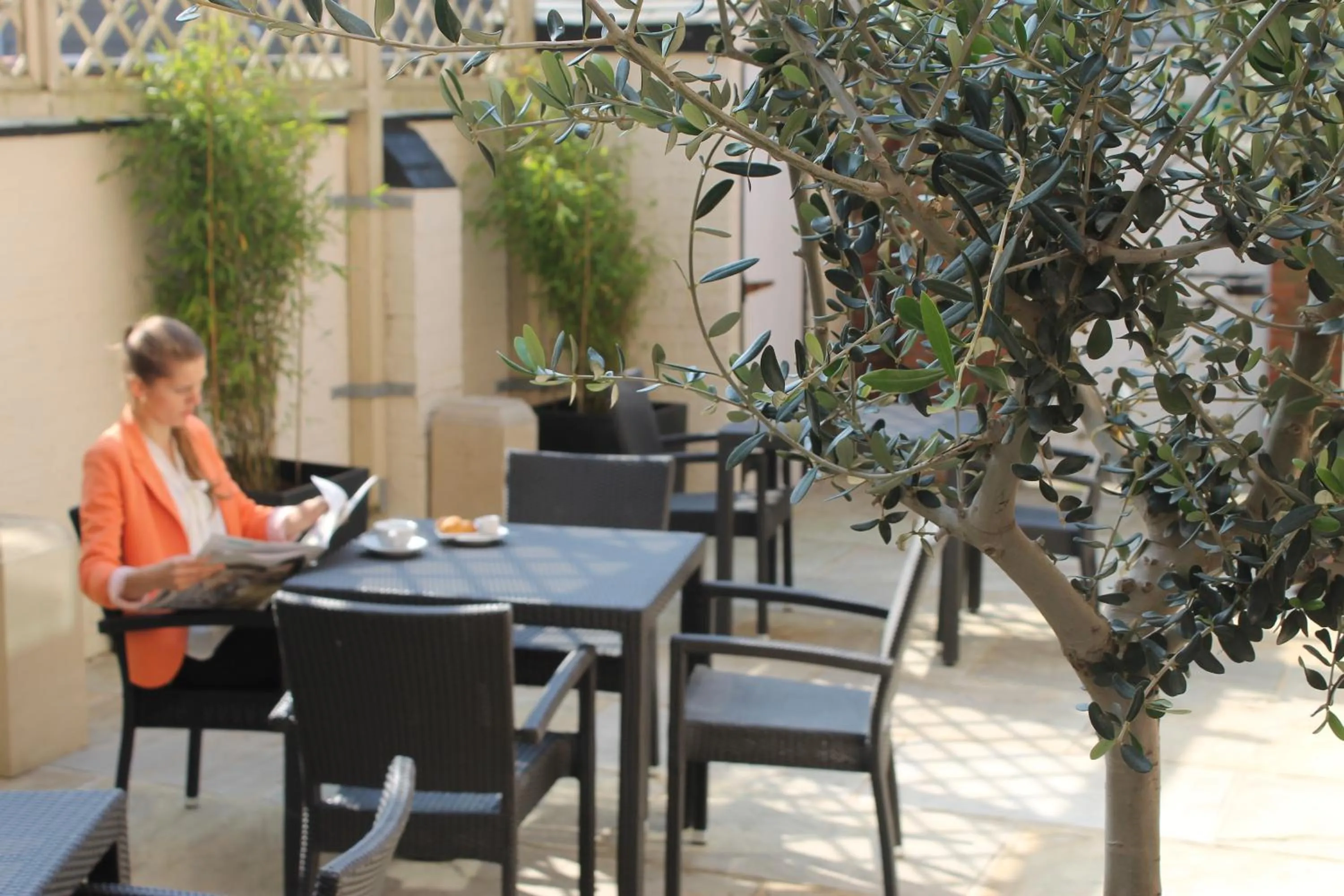 Patio in Andover House Hotel & Restaurant - Adults only