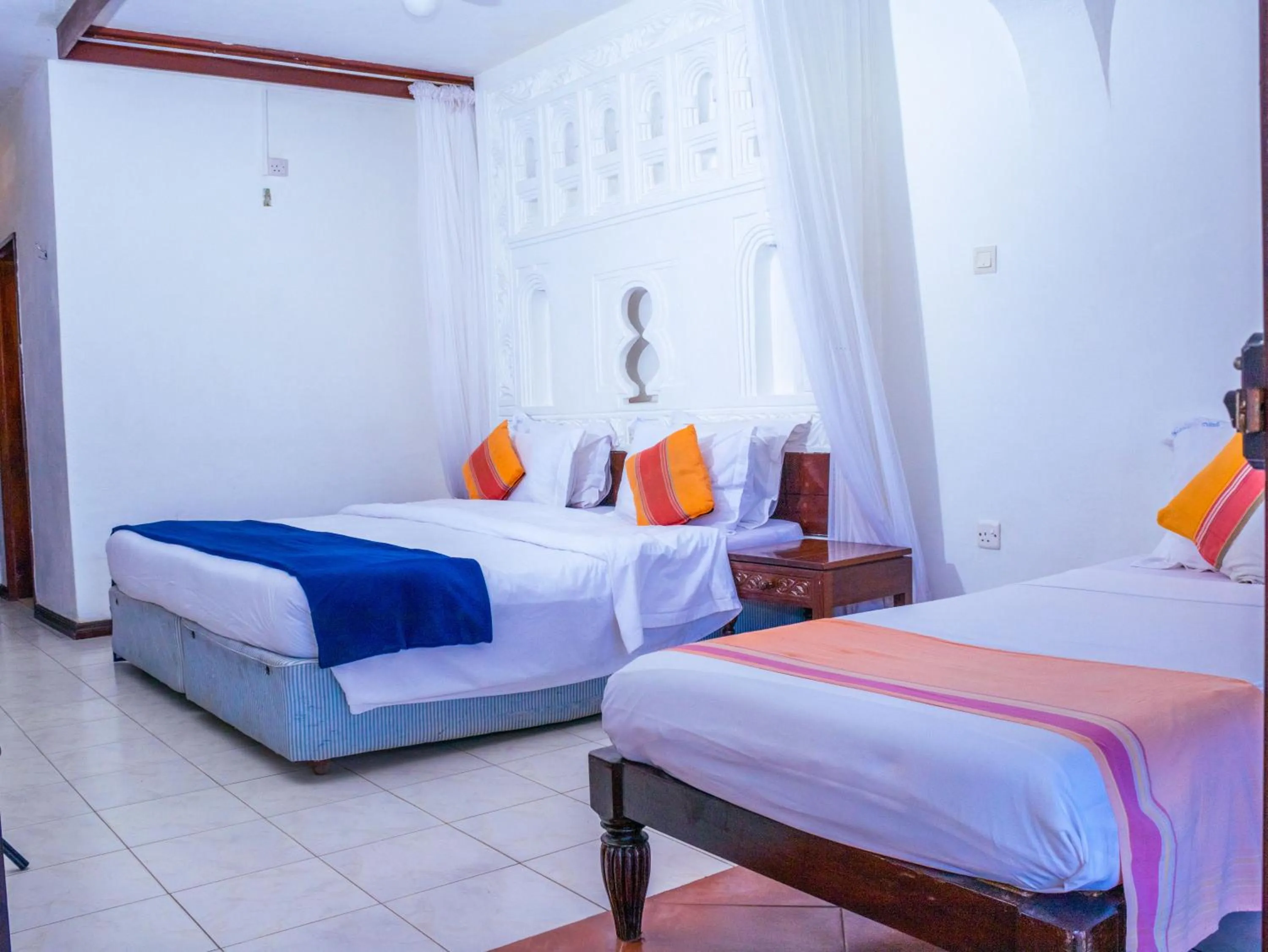 Bed in Reef Hotel Mombasa