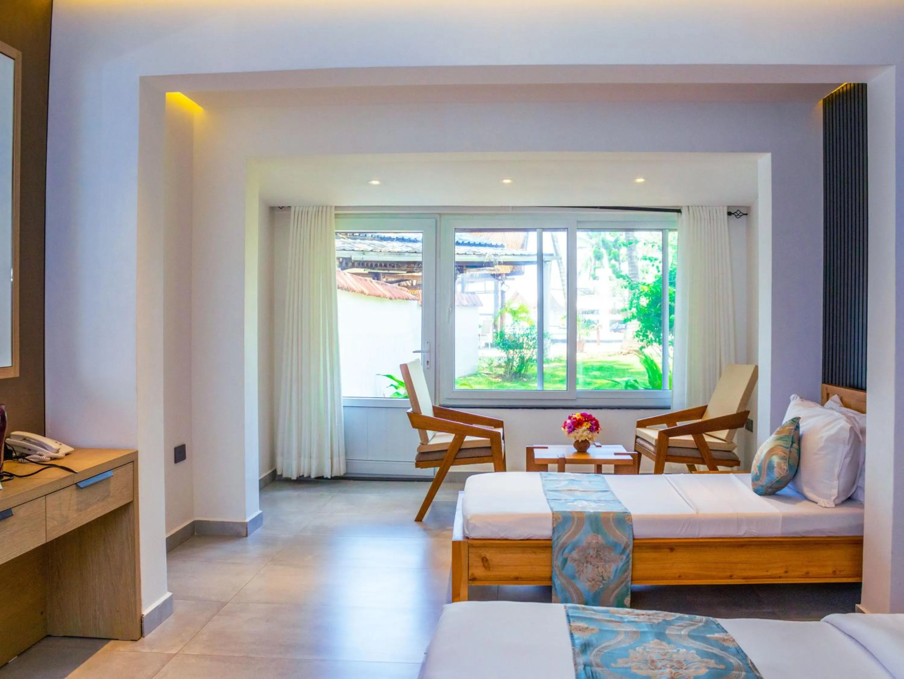 Bed in Reef Hotel Mombasa