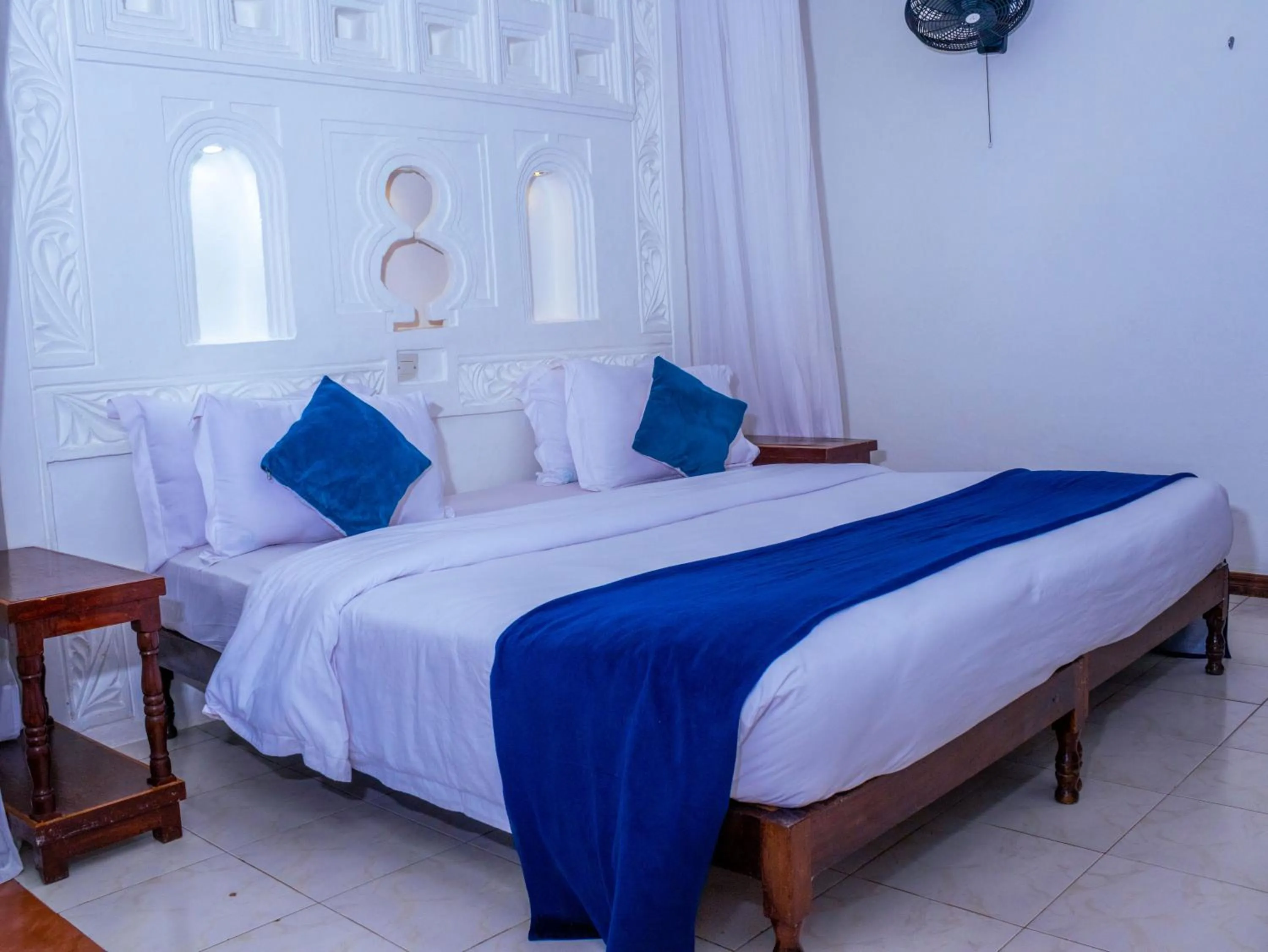 Bed in Reef Hotel Mombasa