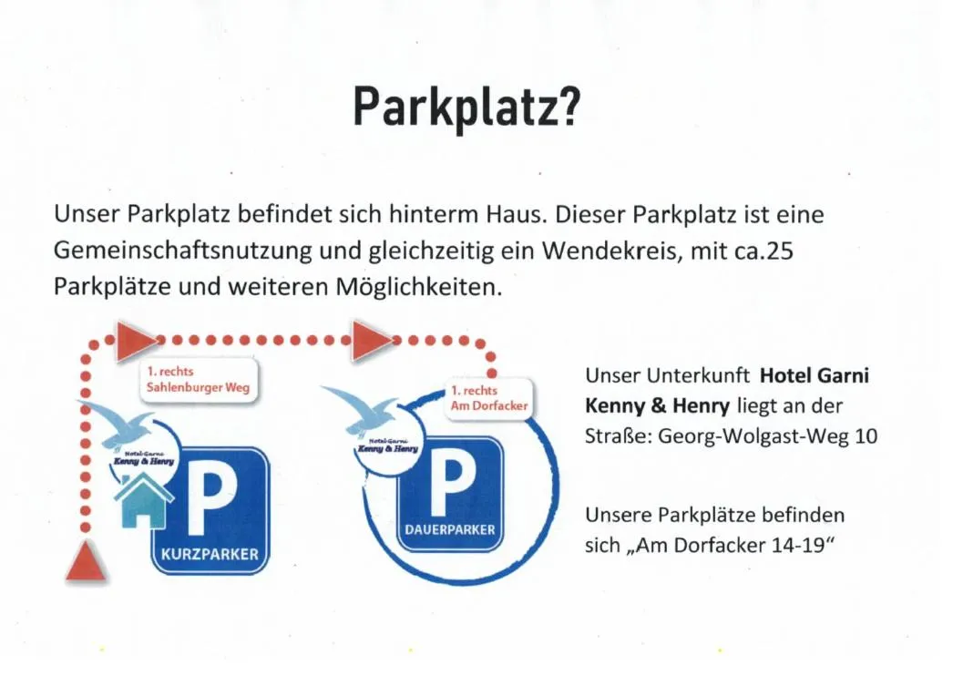 Parking in Hotel Kenny & Henry